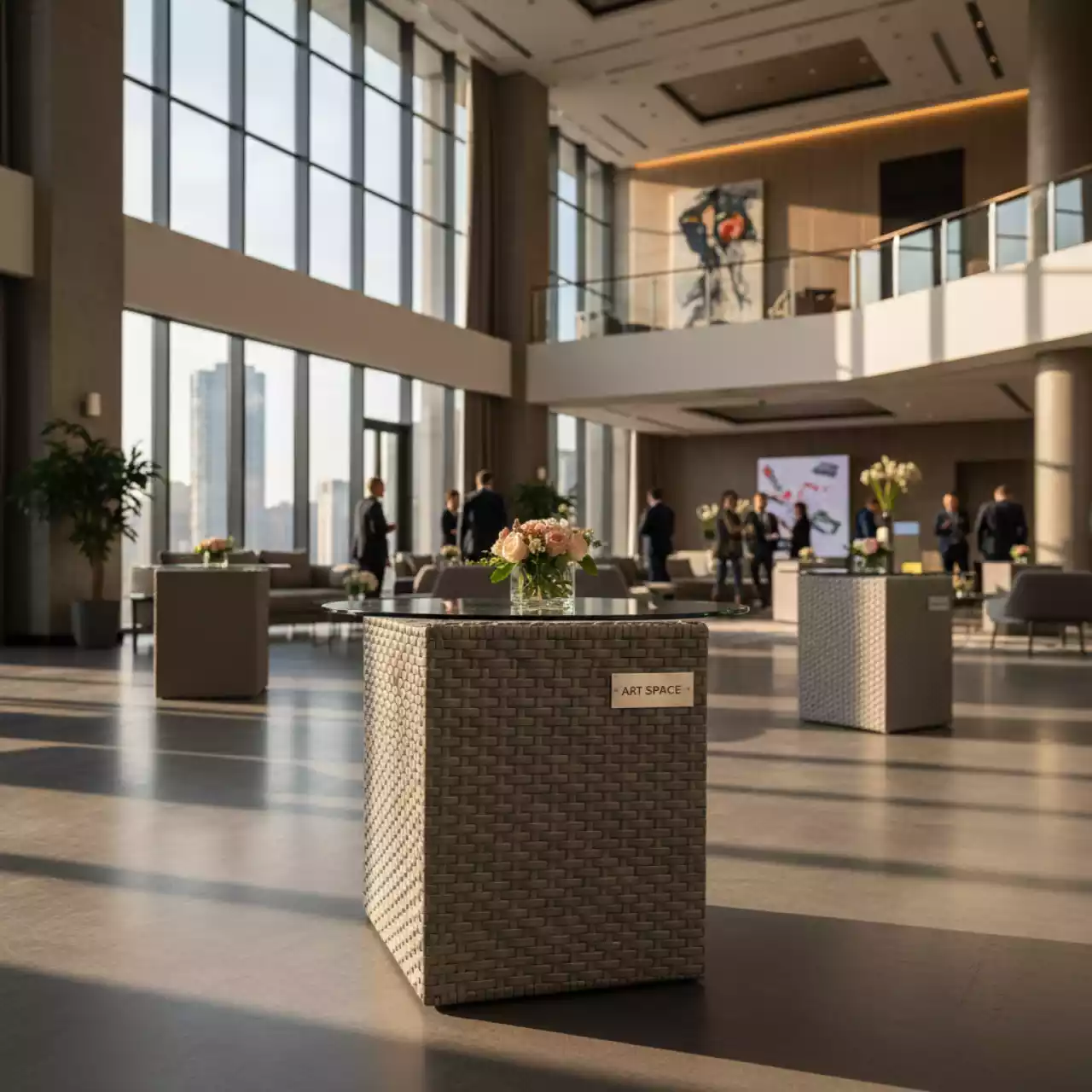 Аренда Подстолье пластиковое плетеное Ibiza Legs Small в гранд-отеле «Жемчужина» — ART SPACE