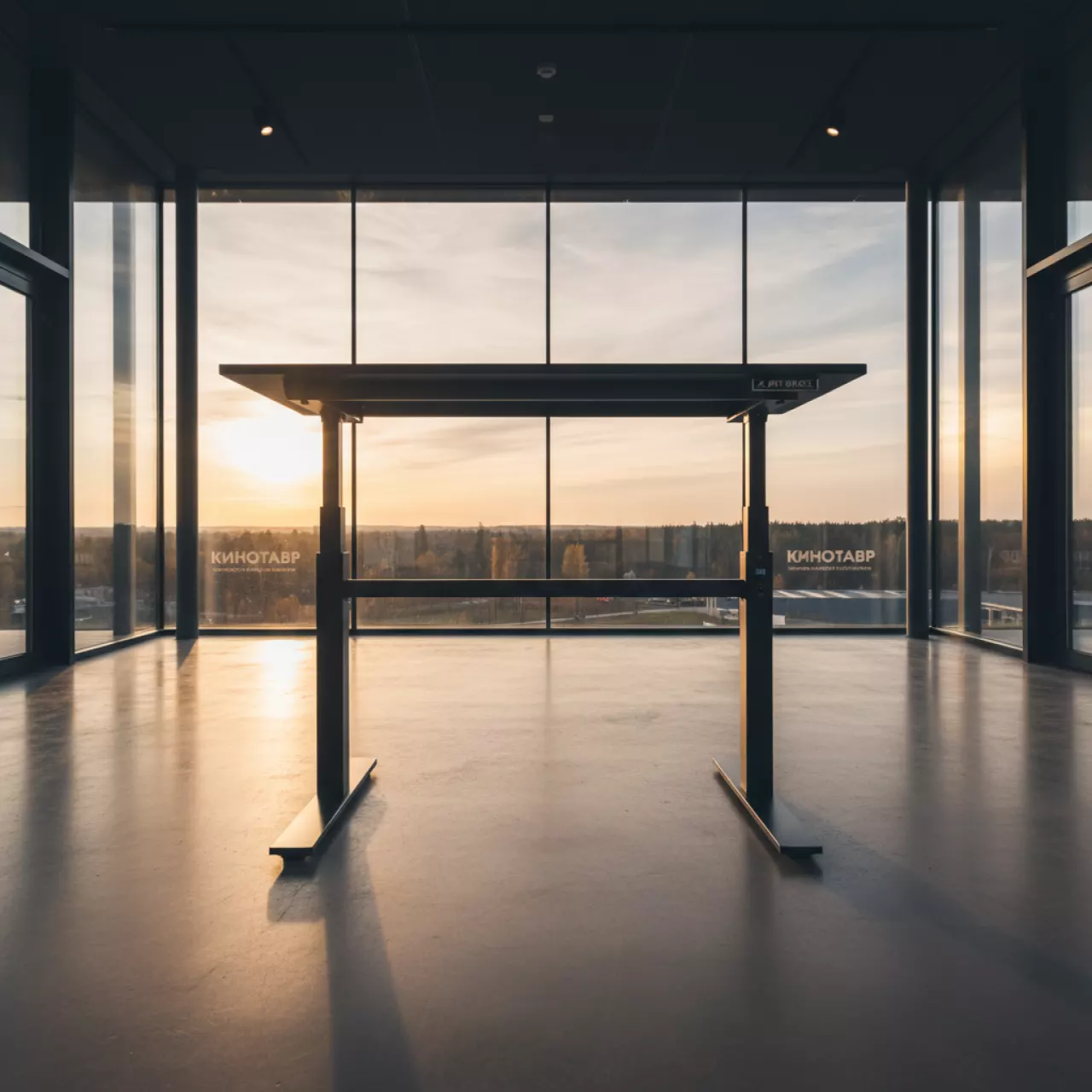 Аренда Подстолье с электроприводом черное в Omega Sirius — ART SPACE