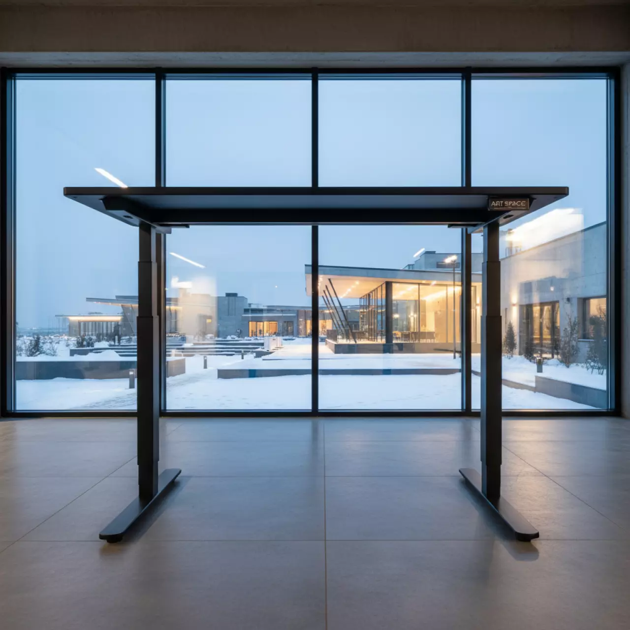 Аренда Подстолье с электроприводом регулируемое 3 уровня черное в пляжном комплексе VinoGrad — ART SPACE