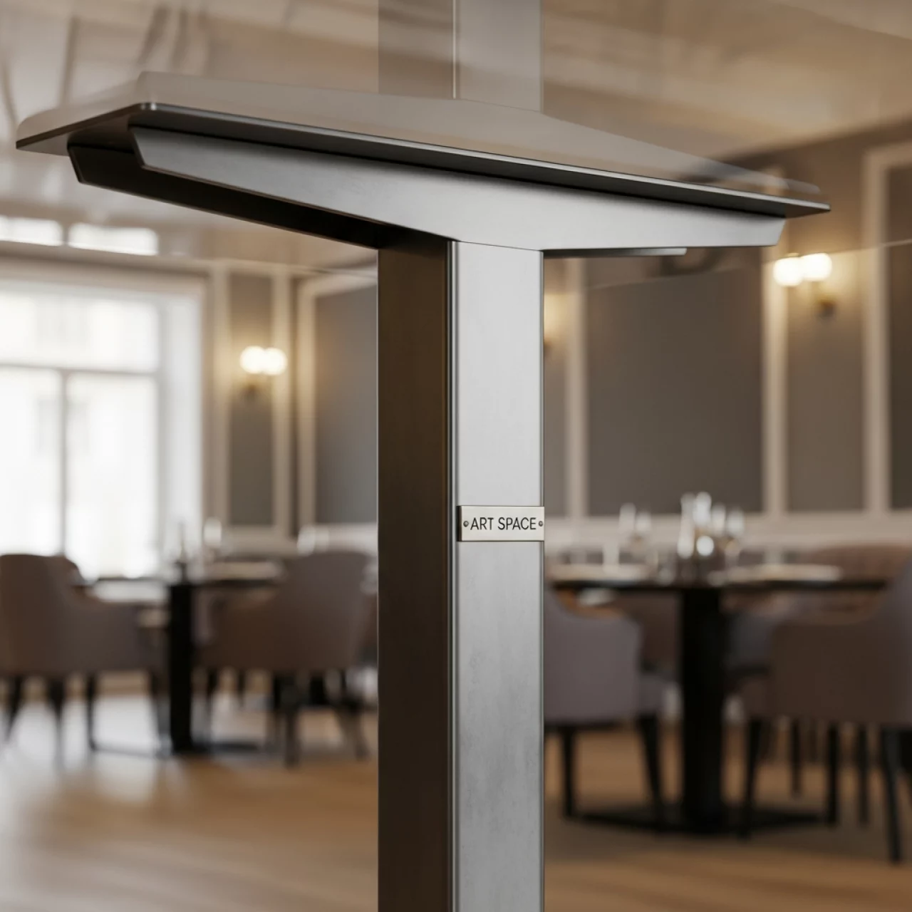 Аренда Подстолье стальное 1072EM в ресторане «Высота 5642» — ART SPACE