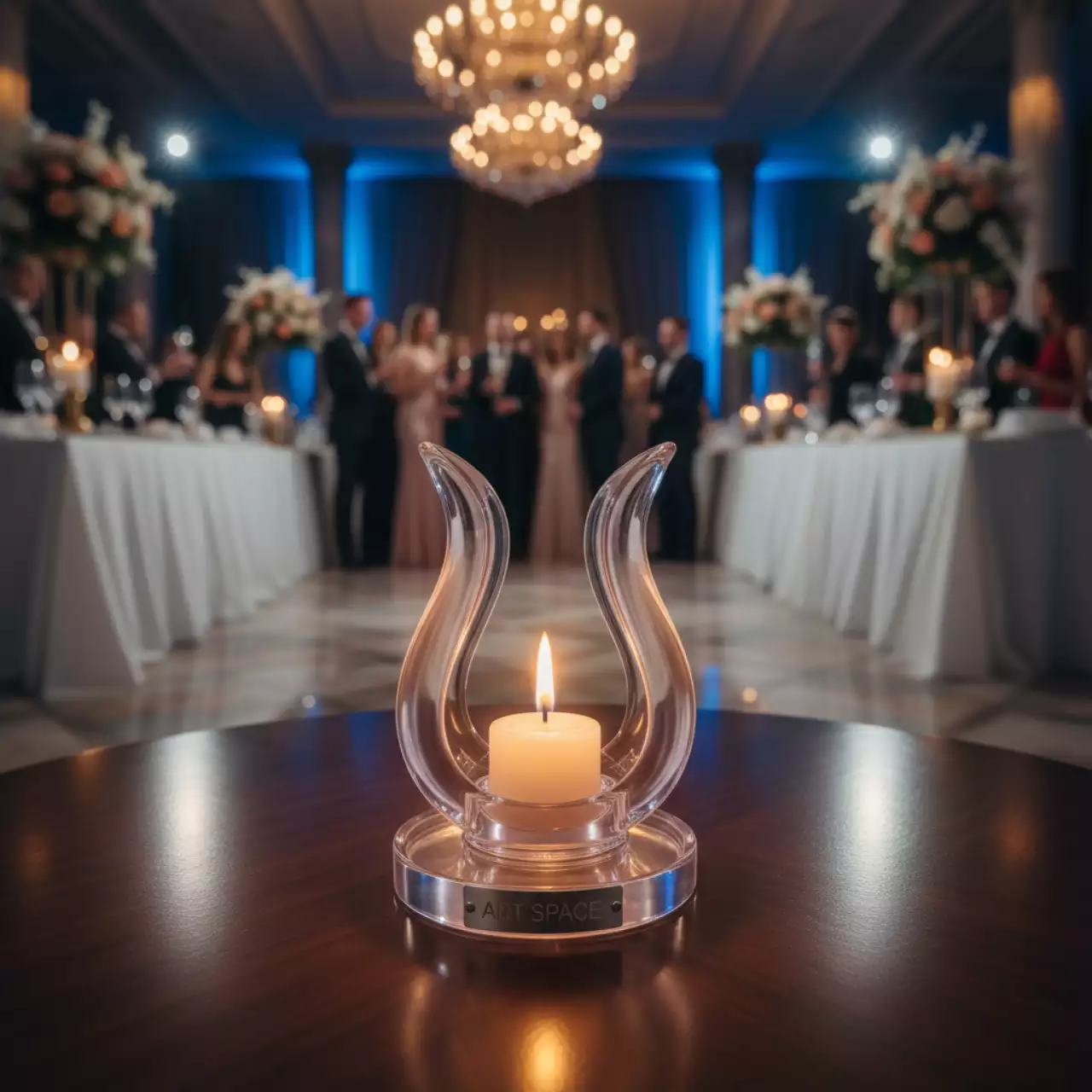 Аренда Подсвечник Ассо светло розовый в санатории «Русь» — ART SPACE