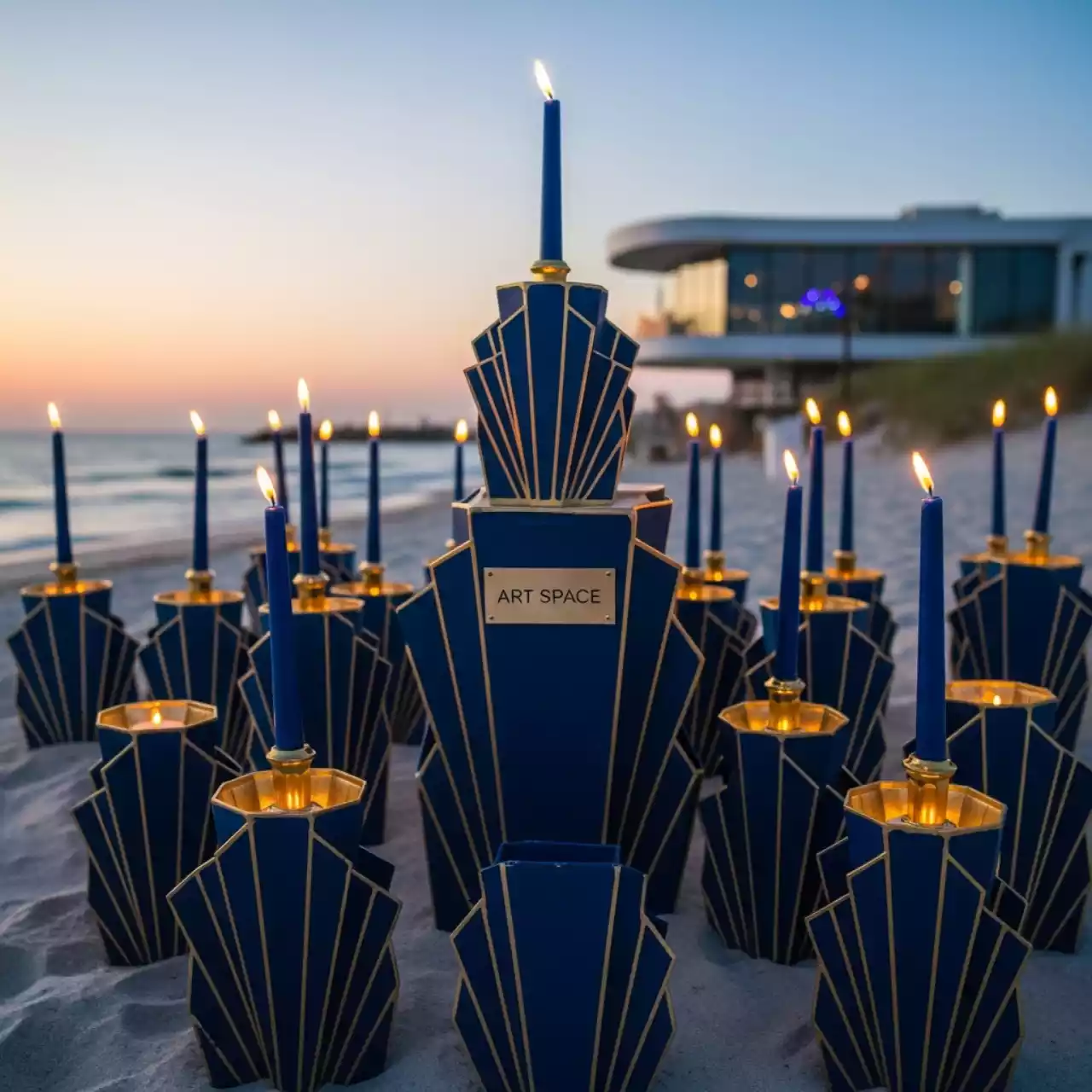 Аренда Подсвечник Декор 36 на пляже «Ривьера» — ART SPACE