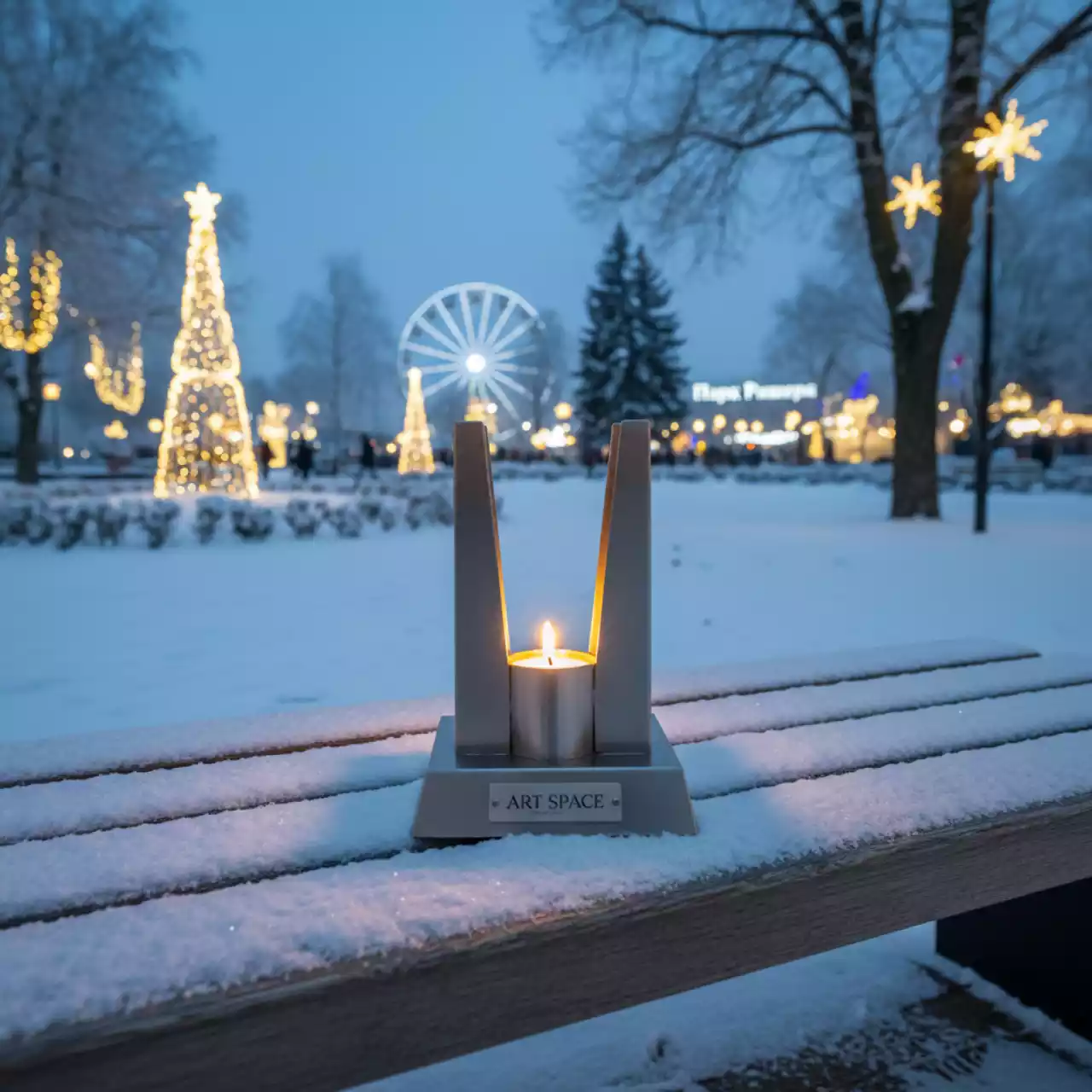 Аренда Подсвечники новогодние для дома в парке «Ривьера» — ART SPACE