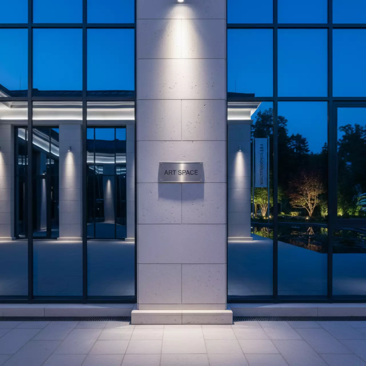 Аренда Подсветка архитектурная в санатории «Русь» — ART SPACE