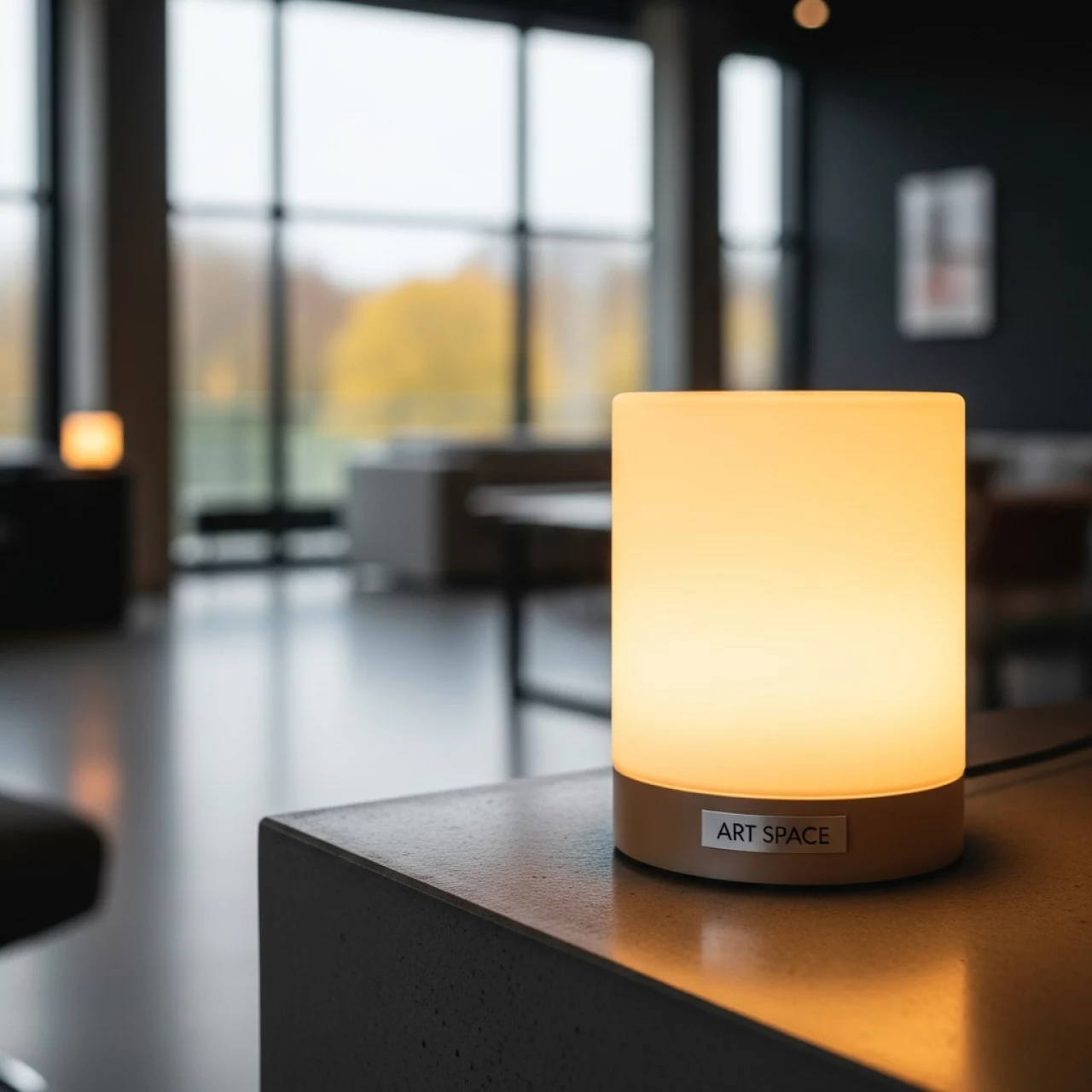 Аренда Подсветка цилиндр LED 15х24 см пульт ЗУ в Radisson Blu Resort & Congress Centre — ART SPACE