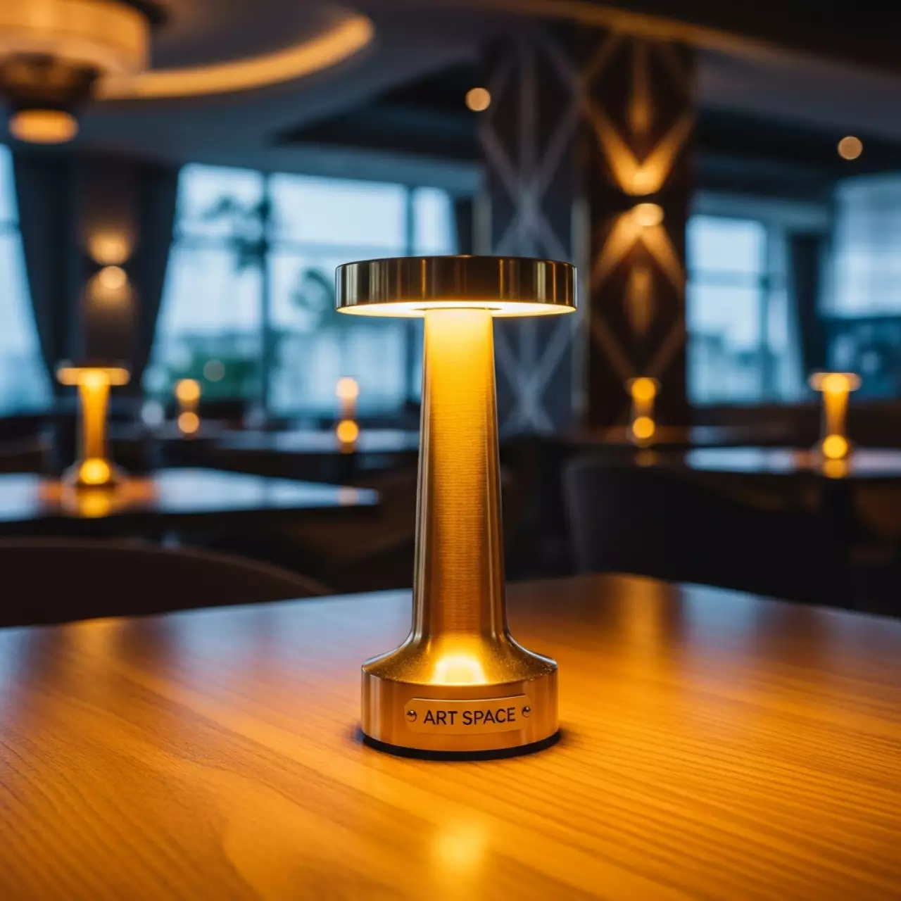 Аренда Подсветка светодиодная на батарейках ААА в ресторане «Сыроварня» — ART SPACE