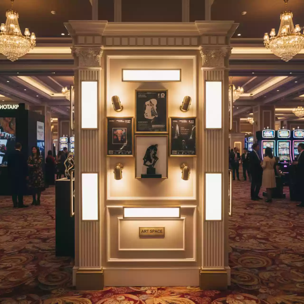 Аренда Подсветки для стенда в казино «Сочи» — ART SPACE
