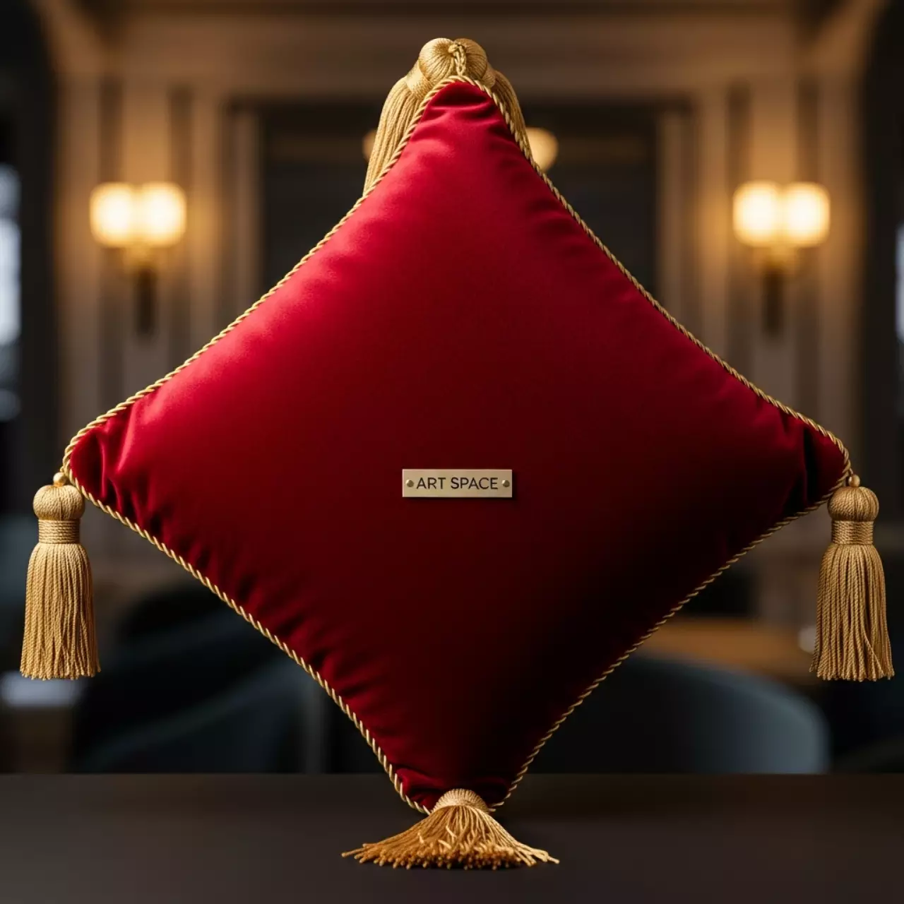 Аренда Подушечка красная для открытия в банкетном зале «Дельфин» — ART SPACE