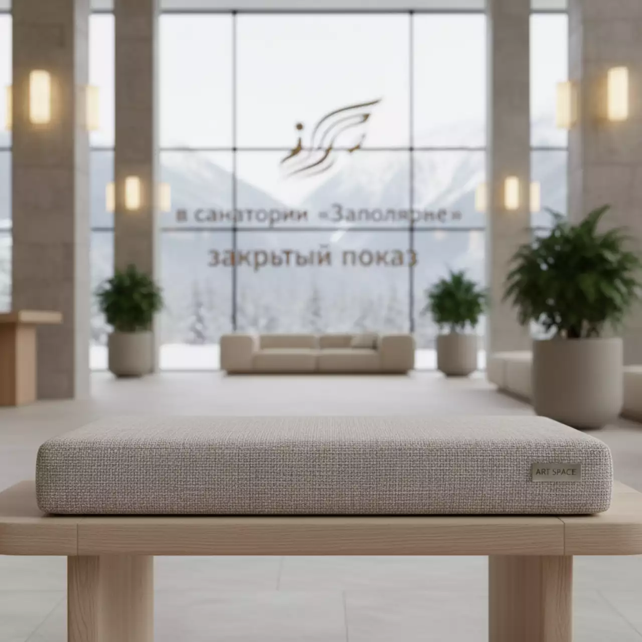 Аренда Подушка для скамьи 150 S3 в санатории «Заполярье» — ART SPACE