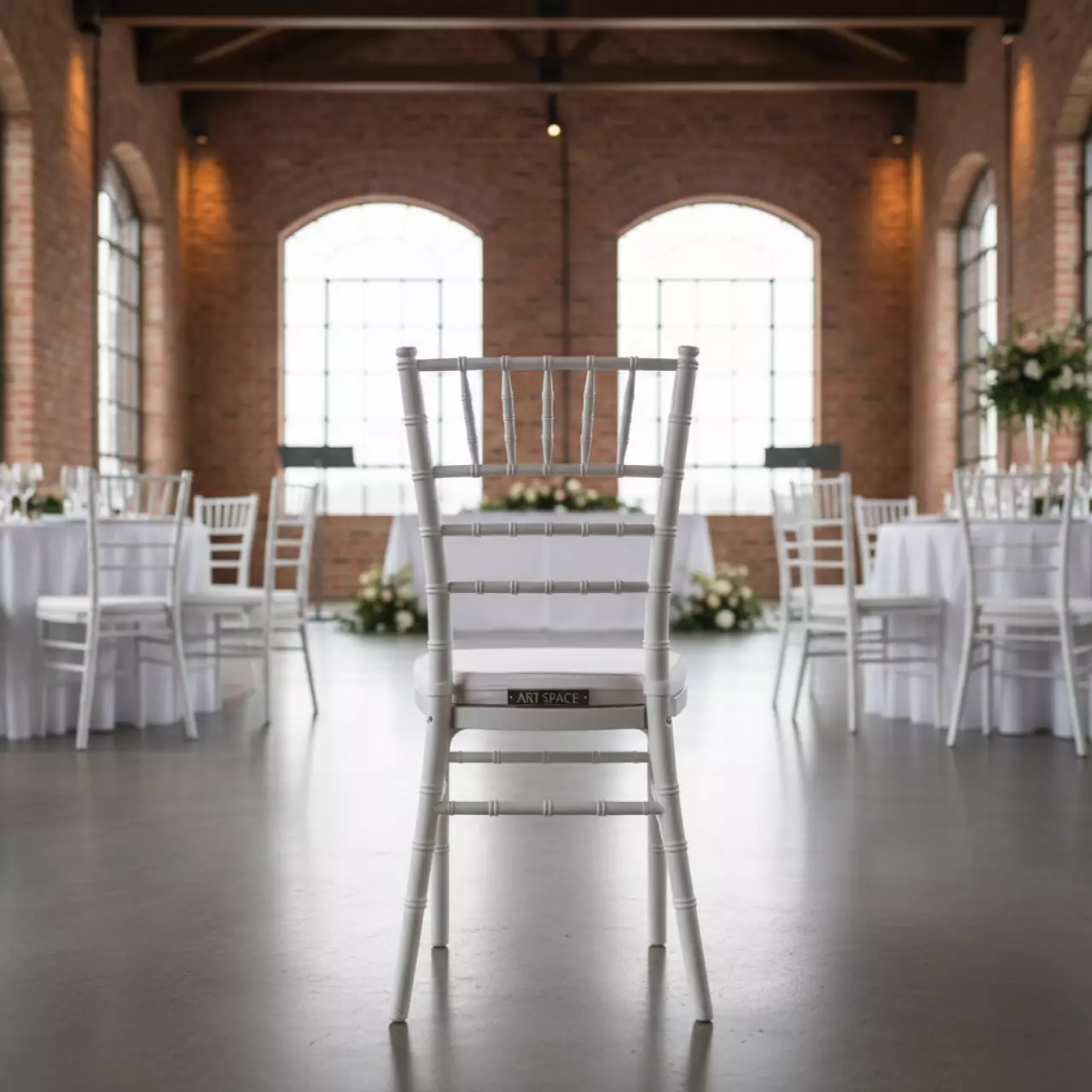 Аренда Подушка для стула Кьявари 2 см габардин белый в ресторане «La Terrazza» — ART SPACE