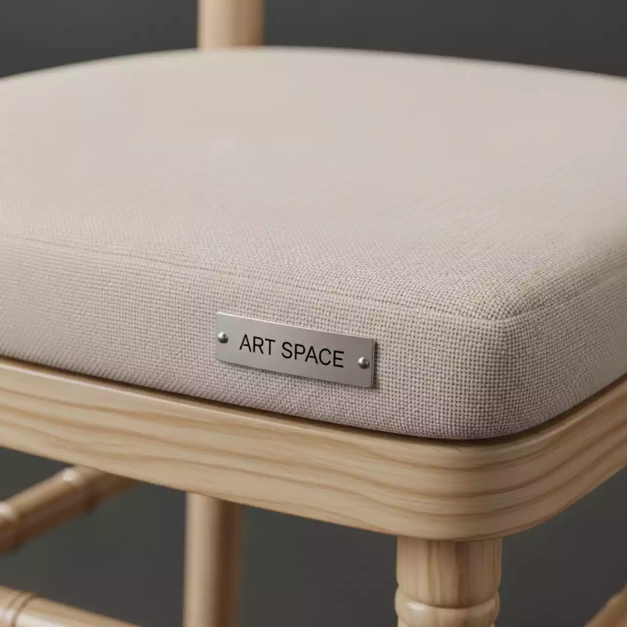 Аренда Подушка для стула Кьявари 2 см габардин бежевая в ледовой арене «Шайба» — ART SPACE