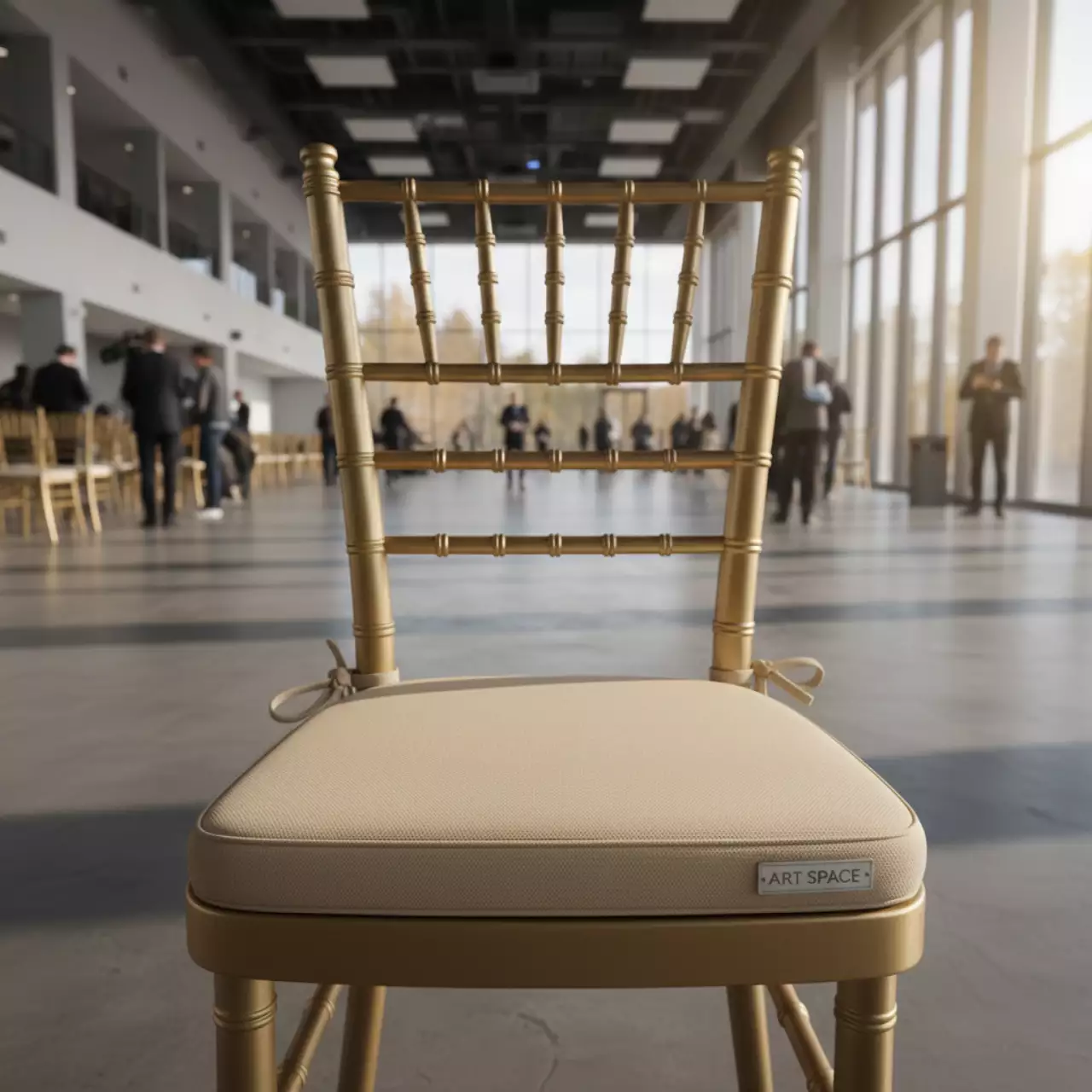 Аренда Подушка для стула Кьявари 2 см габардин бежевый в Университете «Сириус» — ART SPACE