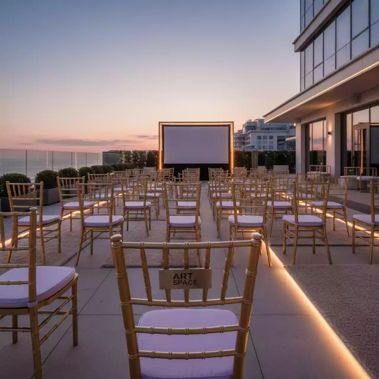 Аренда Подушка для стула Кьявари 2 см сиреневая в отеле Hyatt Regency Sochi — ART SPACE