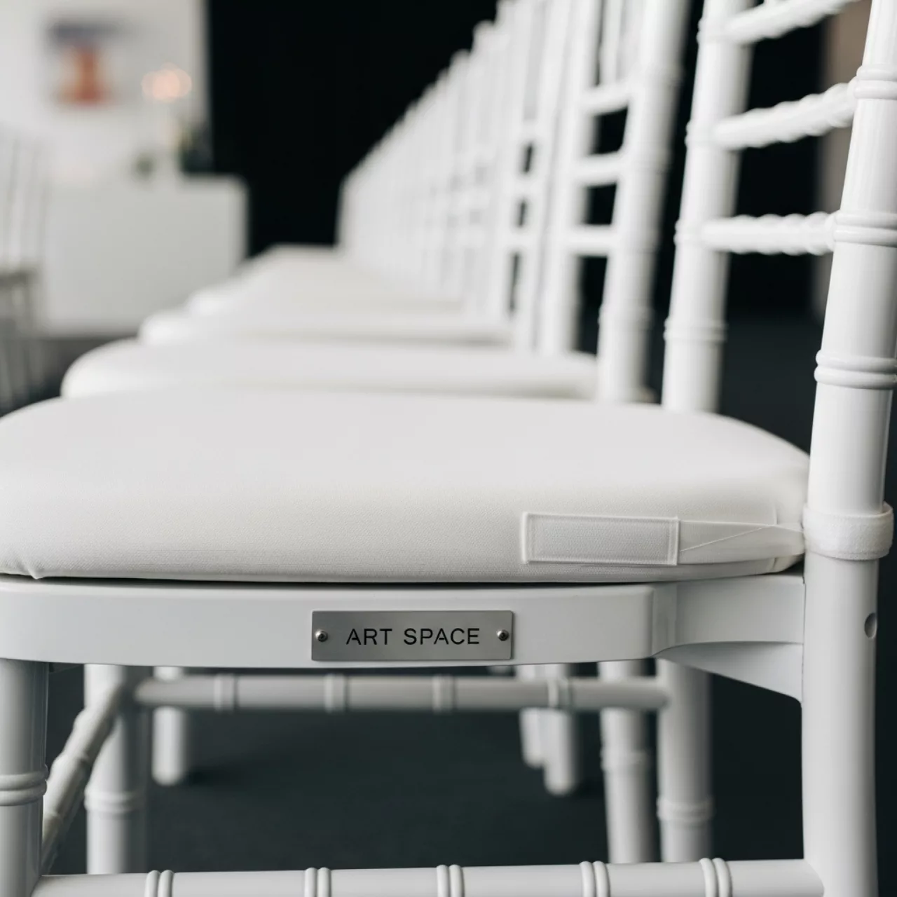 Аренда Подушка для стула Кьявари 3 см с липучками ричард 1346 010101 гладь белая в Radisson Blu Resort & Congress Centre — ART SPACE