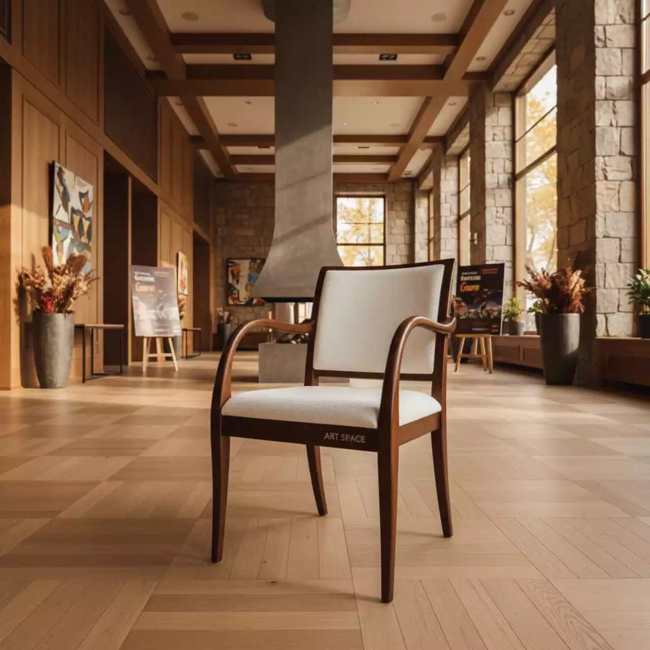 Аренда Подушка для стула Кьявари журавинка белая 2 см в Boutique Hotel PORTUM 1905 — ART SPACE