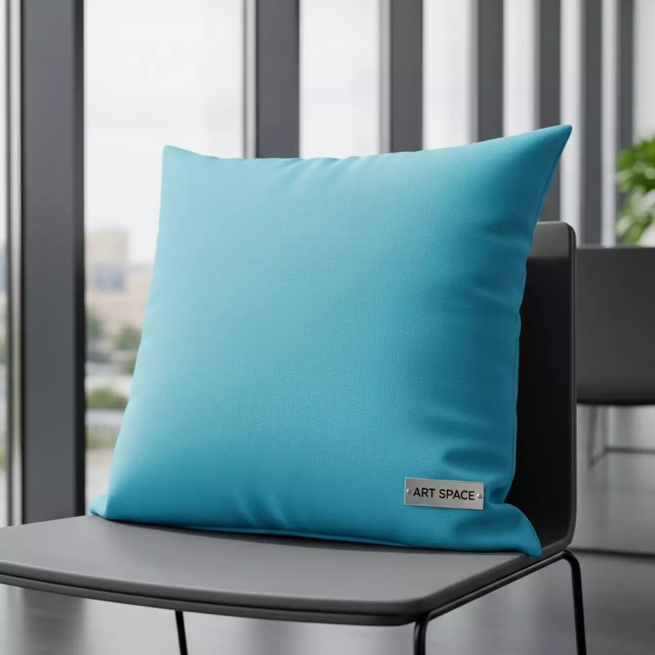 Аренда Подушка мягкая голубая в Маринс Парк Отеле — ART SPACE