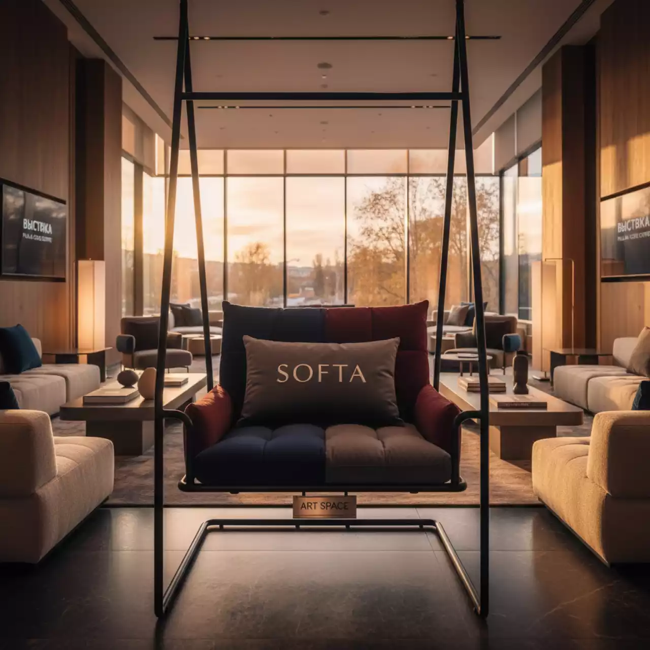 Аренда Подушка на качели SOFTA в Pullman Sochi Centre — ART SPACE