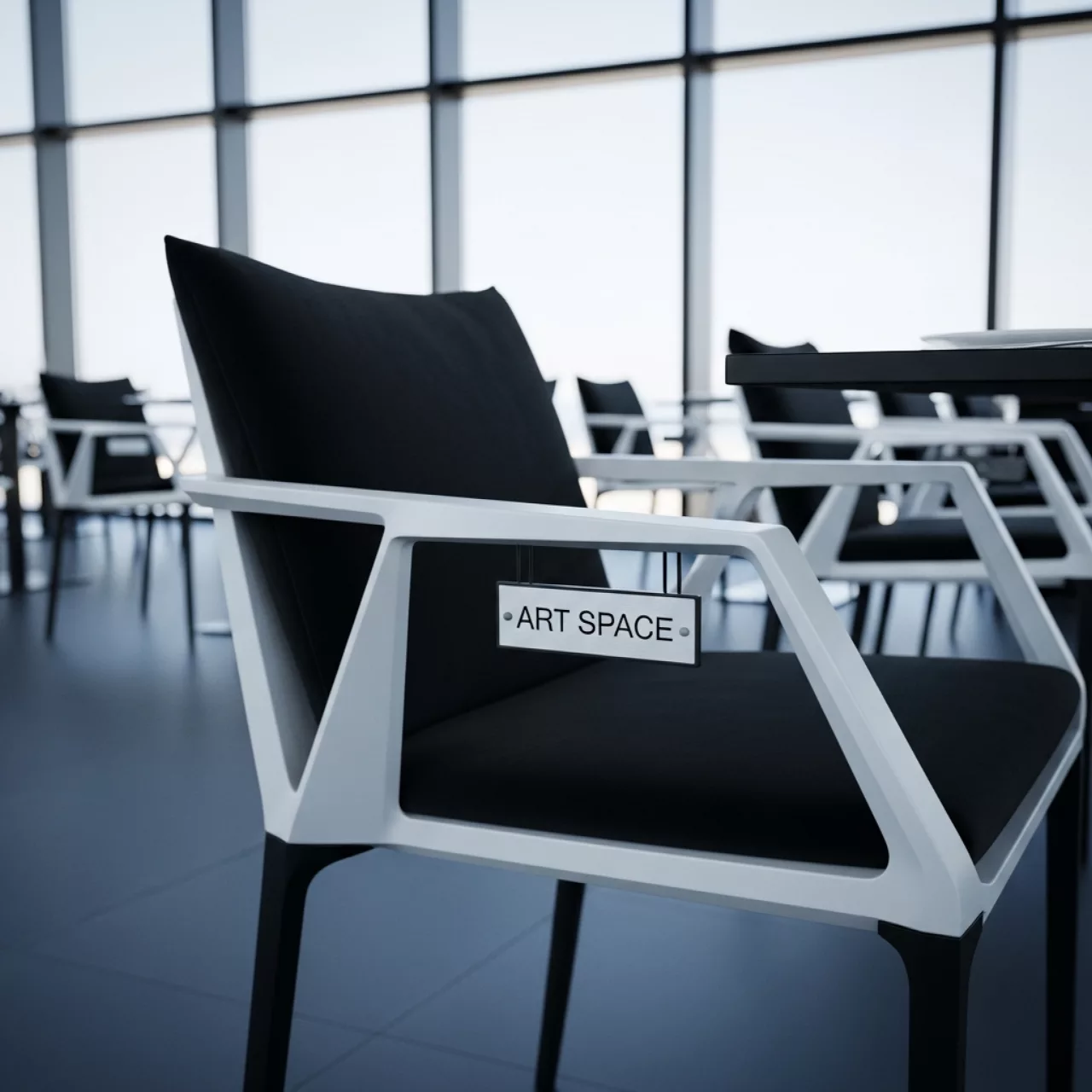 Аренда Подушка на стул Black в ресторане «Sanremo» — ART SPACE