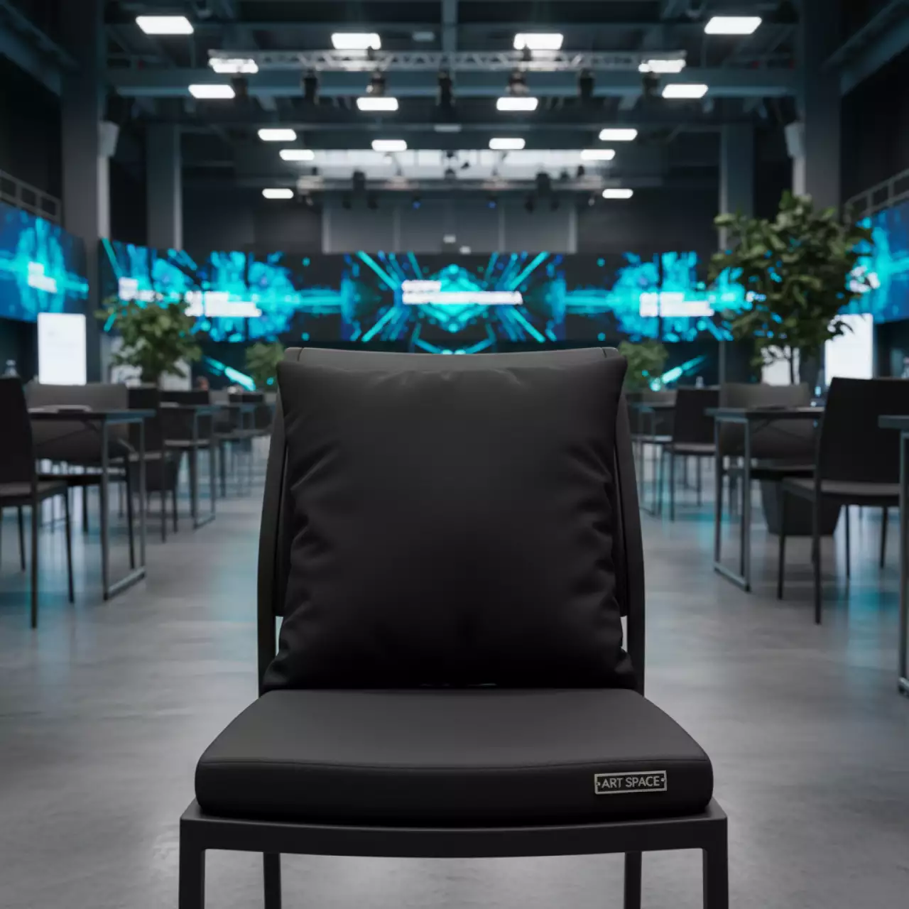 Аренда Подушка на стул черная в Cosmos Sochi Hotel — ART SPACE