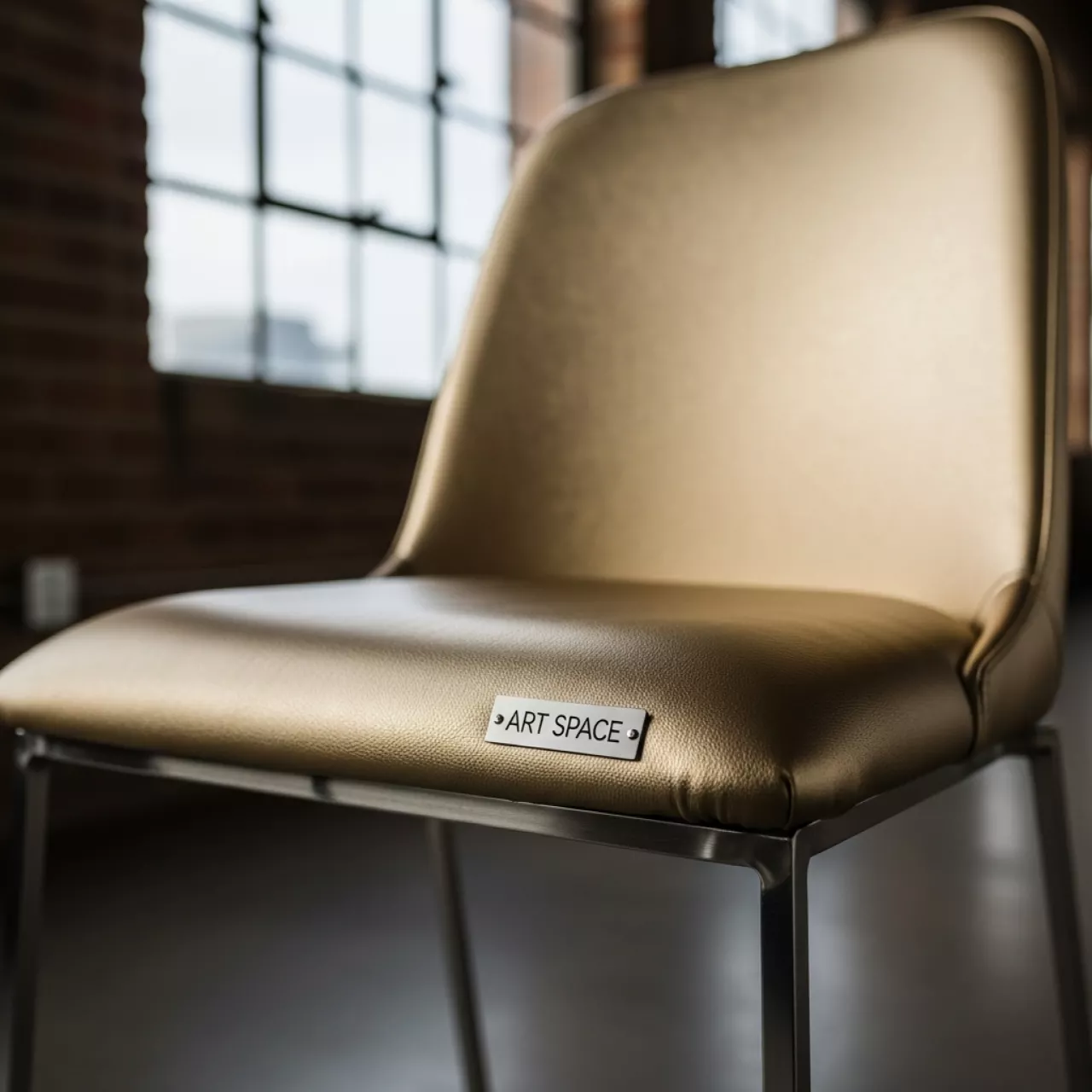 Аренда Подушка на стул золотая в Delta Sirius — ART SPACE