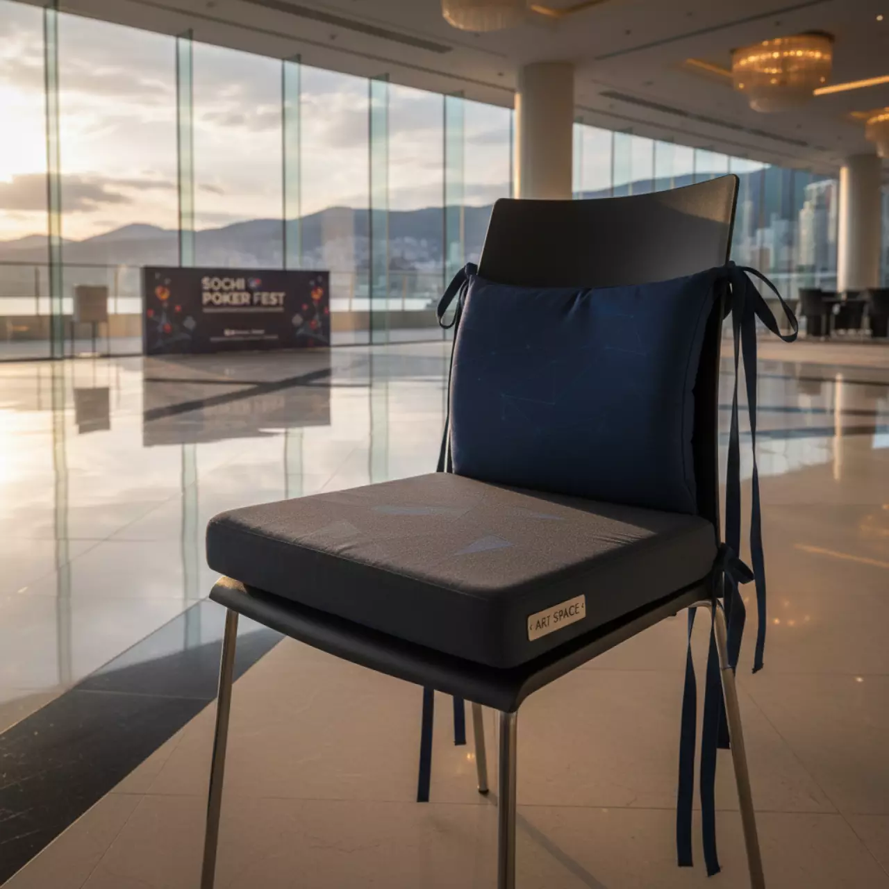 Аренда Подушка с завязками для стула или кресла Ginevra Vanity в зале «Чайка» (Морпорт) — ART SPACE