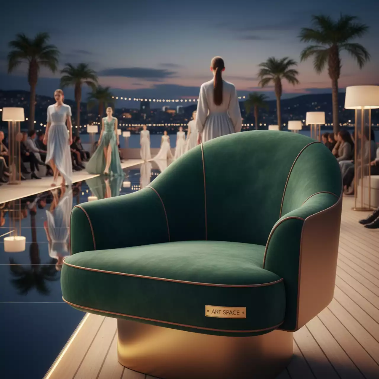 Аренда Подушки подлокотник Conga Single Armrest на VIP теплоходе (Морпорт Сочи) — ART SPACE