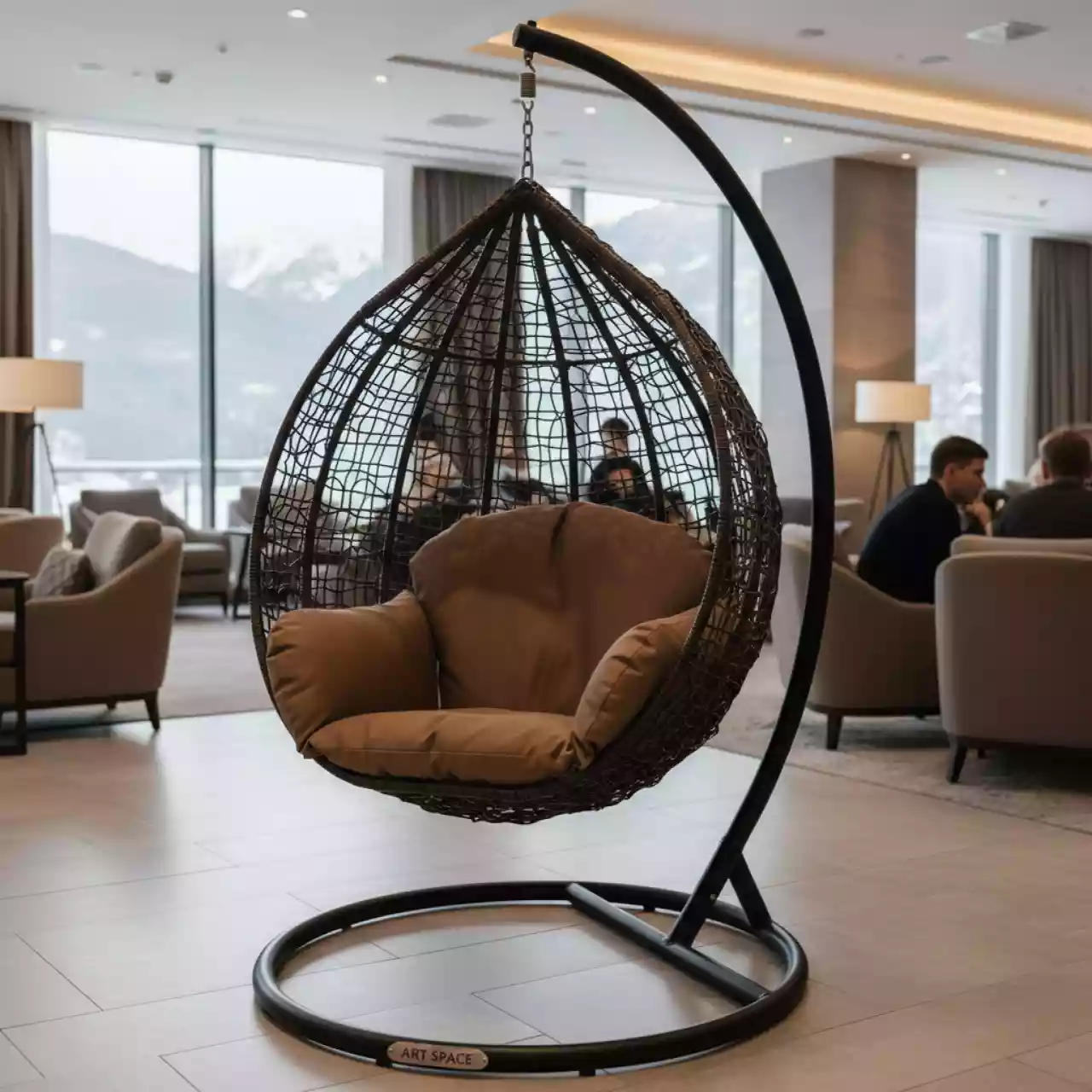 Аренда Подвесное кресло AFM 810A коричневое в Sochi Marriott Krasnaya Polyana — ART SPACE