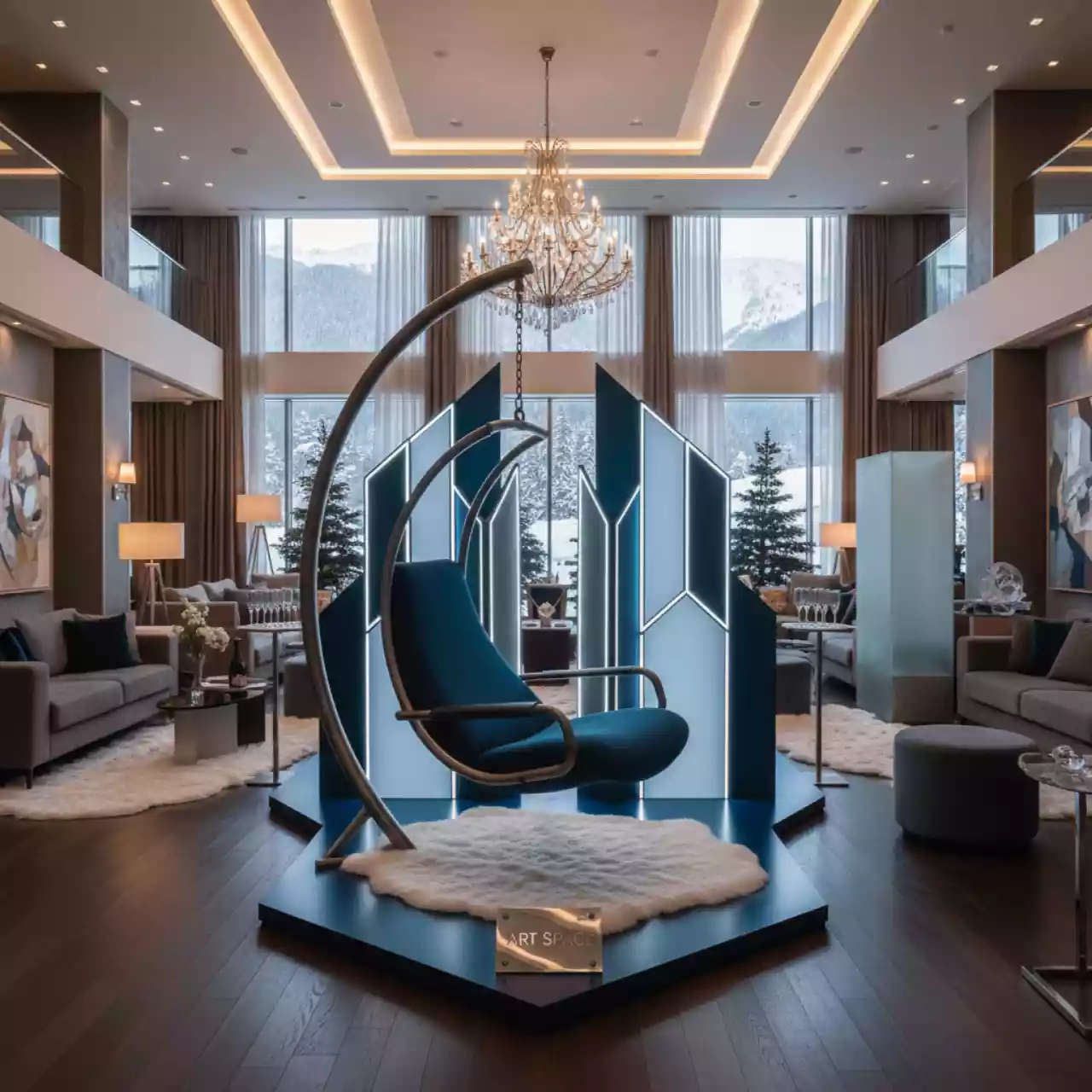 Аренда Подвесное кресло Кипр в Поляна 1389 Отель и Спа — ART SPACE