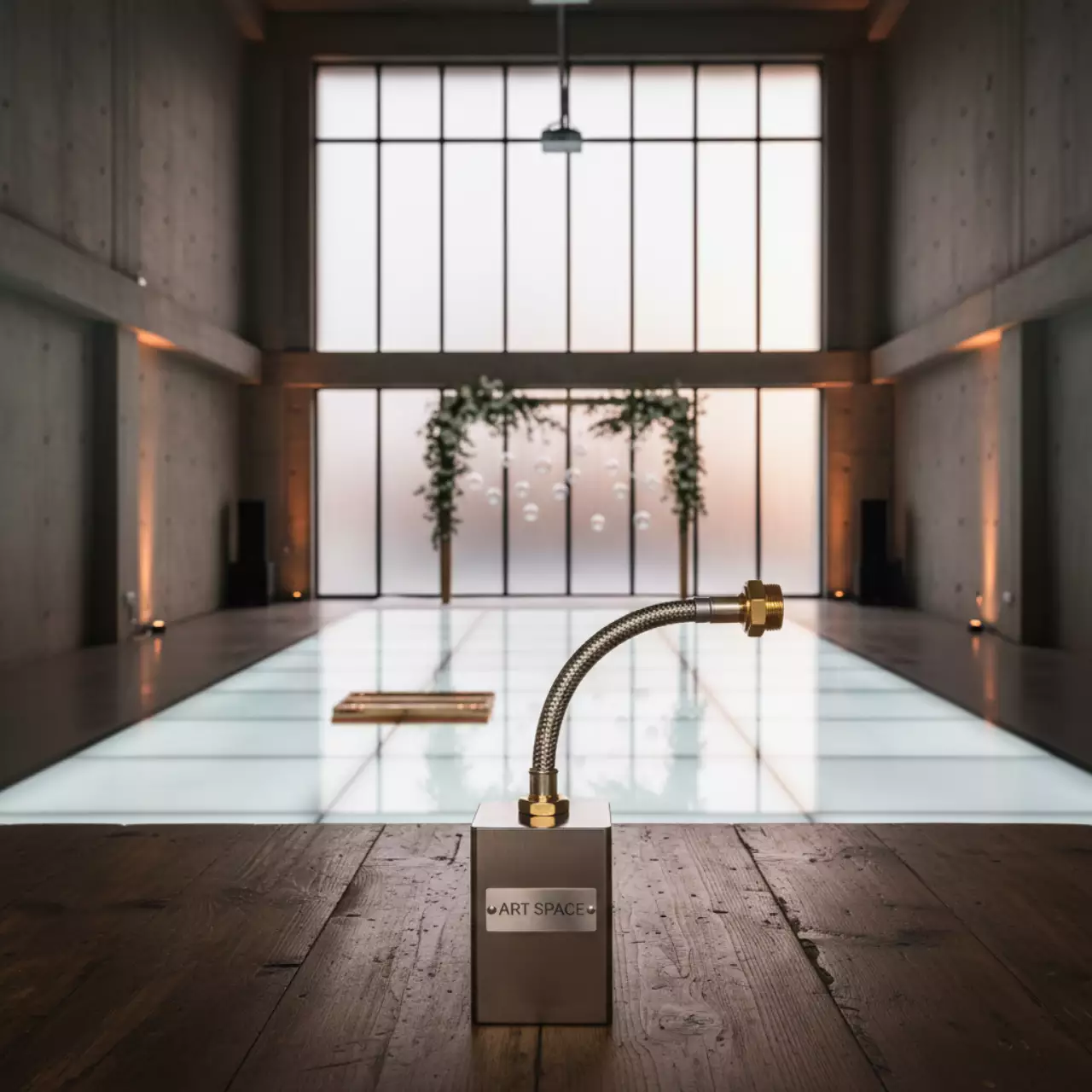 Аренда Подводка для смесителей М10 100 см длинный уцер в Керлинговом центре «Ледяной куб» — ART SPACE