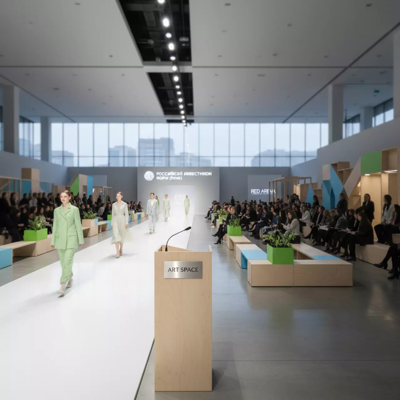Аренда Показ модный в Red Arena — ART SPACE