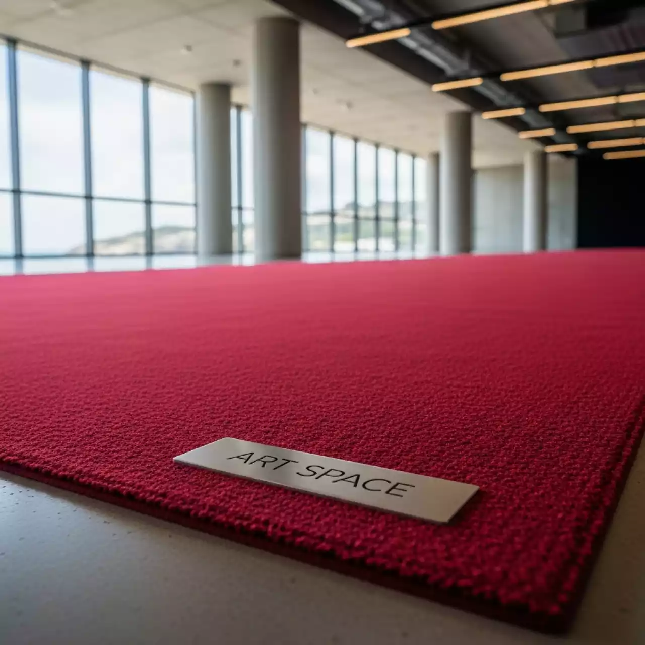 Аренда Покрытие напольное ковролин красное в комплексе «Дагомыс» — ART SPACE