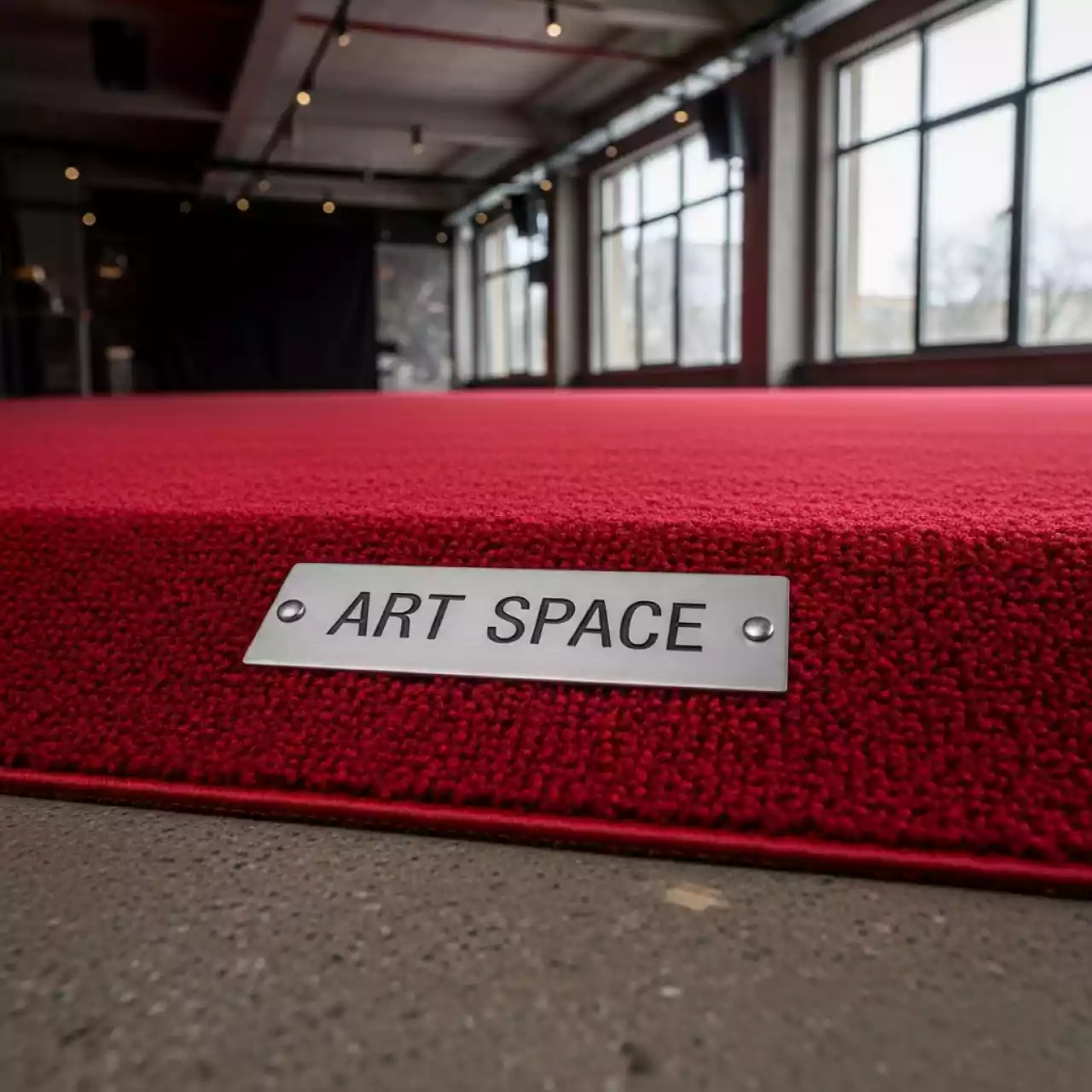 Аренда Покрытие напольное ковролин красный в ресторане «Плакучая Ива» — ART SPACE