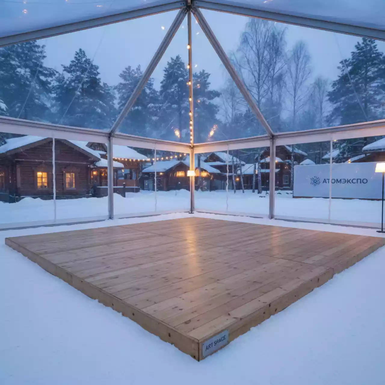 Аренда Пол деревянный для шатра 4х4 в этно-парке «Моя Россия» — ART SPACE