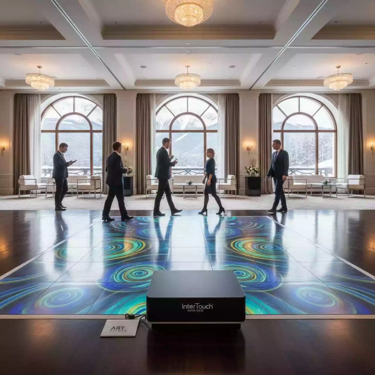 Аренда Пол интерактивный InterTouch Mobile 5 0 KF в Sochi Marriott Krasnaya Polyana — ART SPACE