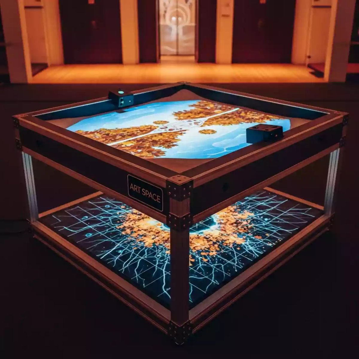 Аренда Пол песочница интерактивный iSandBOX Floorium 2 в 1 в Зимнем театре — ART SPACE