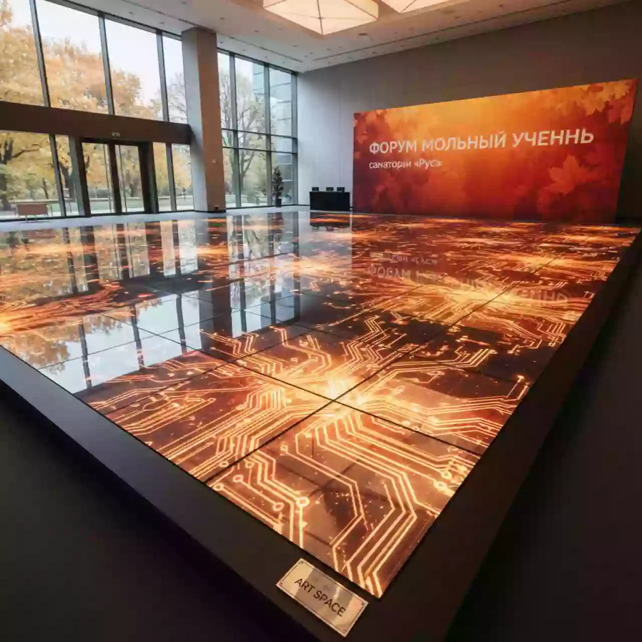 Аренда Пол светодиодный в санатории «Русь» — ART SPACE