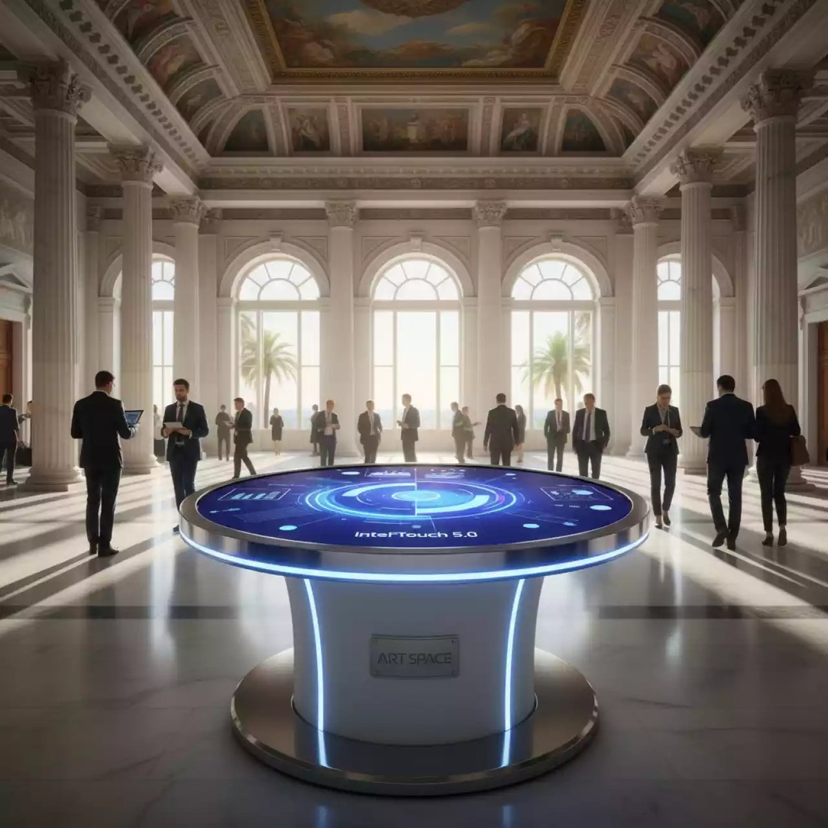 Аренда Пол тумба интерактивная InterTouch 5.0 Mobile Marker в санатории «Сочи» — ART SPACE