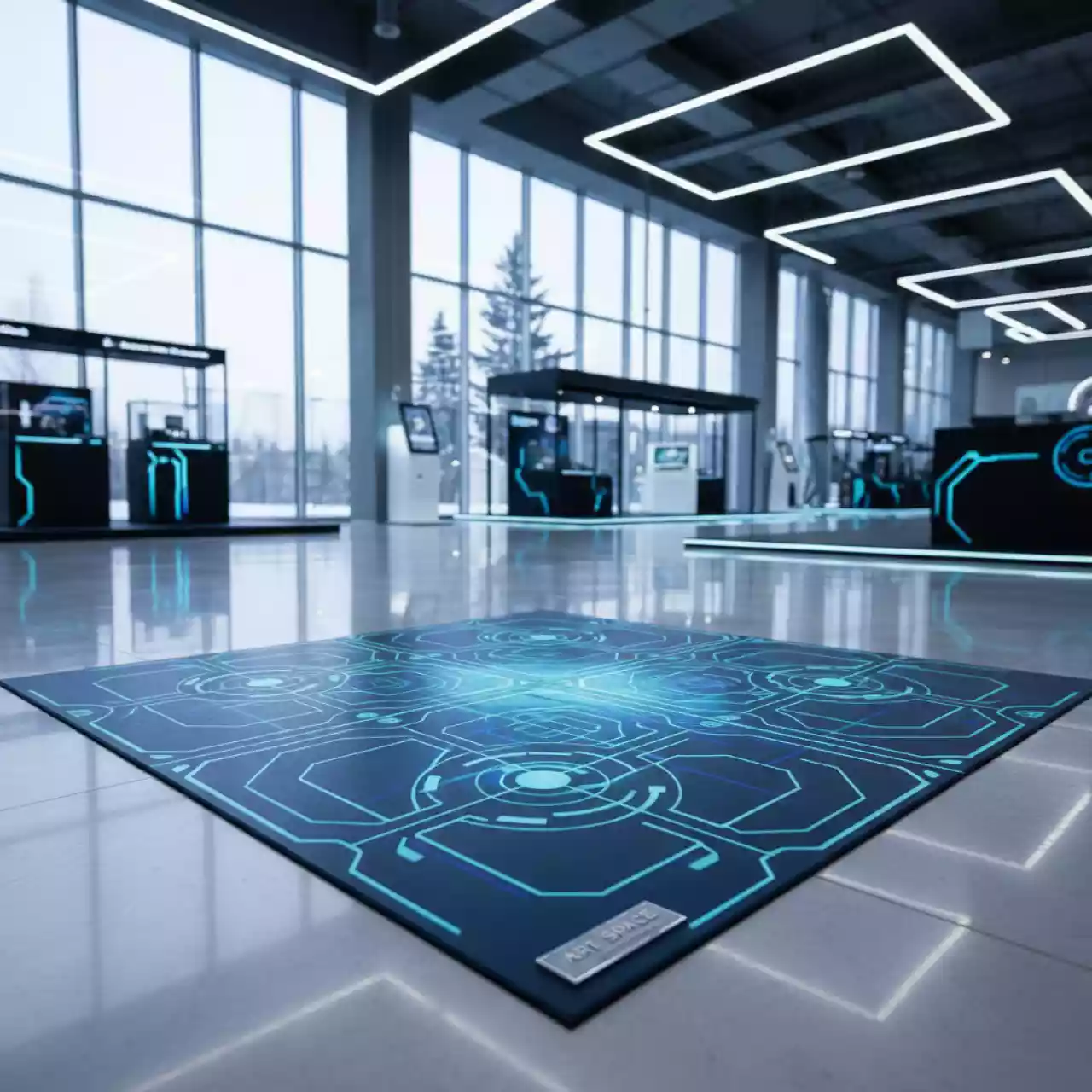 Аренда Поле игровое Цвета и формы 75х75 см в Delta Sirius — ART SPACE