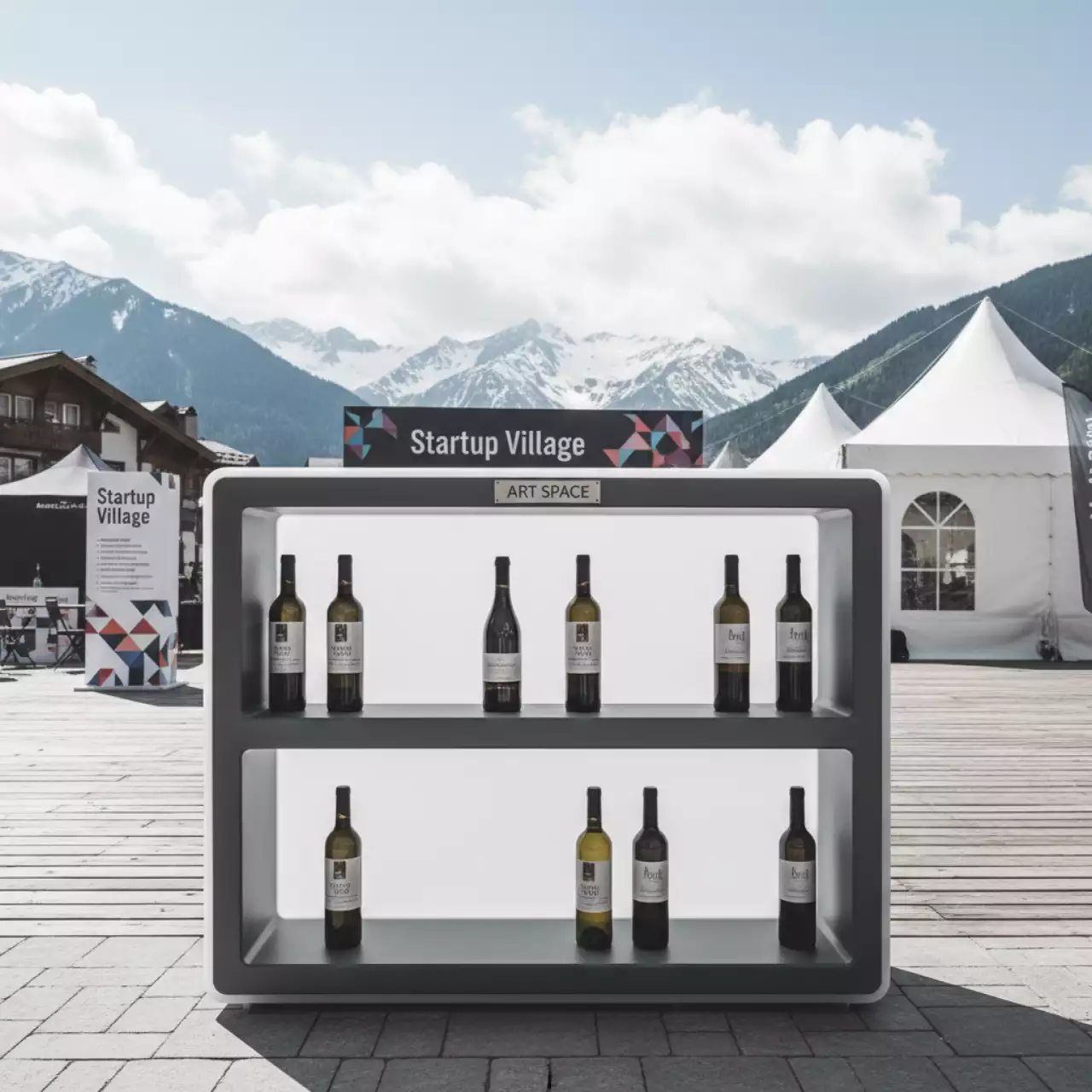 Аренда Полка винная пластиковая Bachus Standard в Golden Tulip Rosa Khutor — ART SPACE