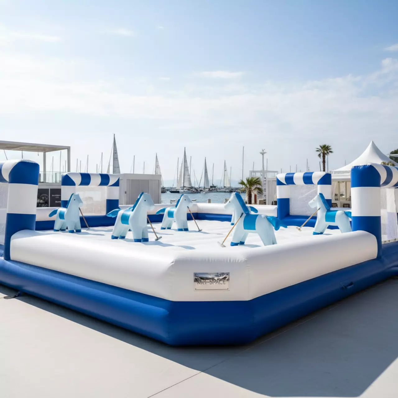 Аренда Поло конное надувное на парусной регате (Сочи) — ART SPACE