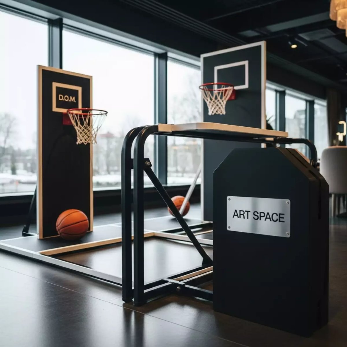 Аренда Полоса препятствий баскетбол в ресторане «D.O.M» — ART SPACE