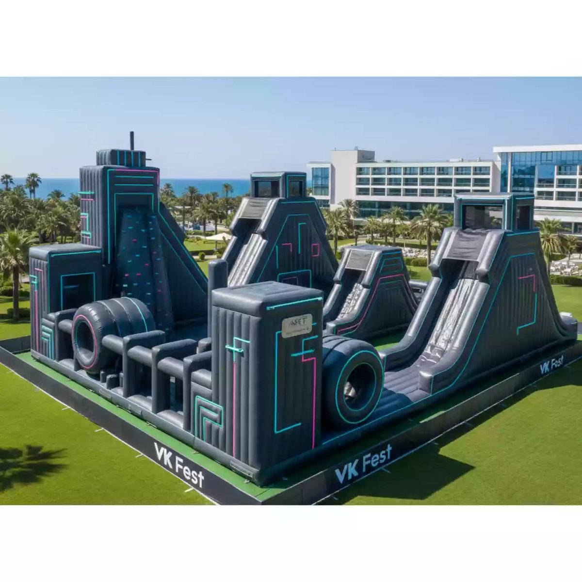 Аренда Полоса препятствий "Блочная" в отеле Radisson Lazurnaya — ART SPACE