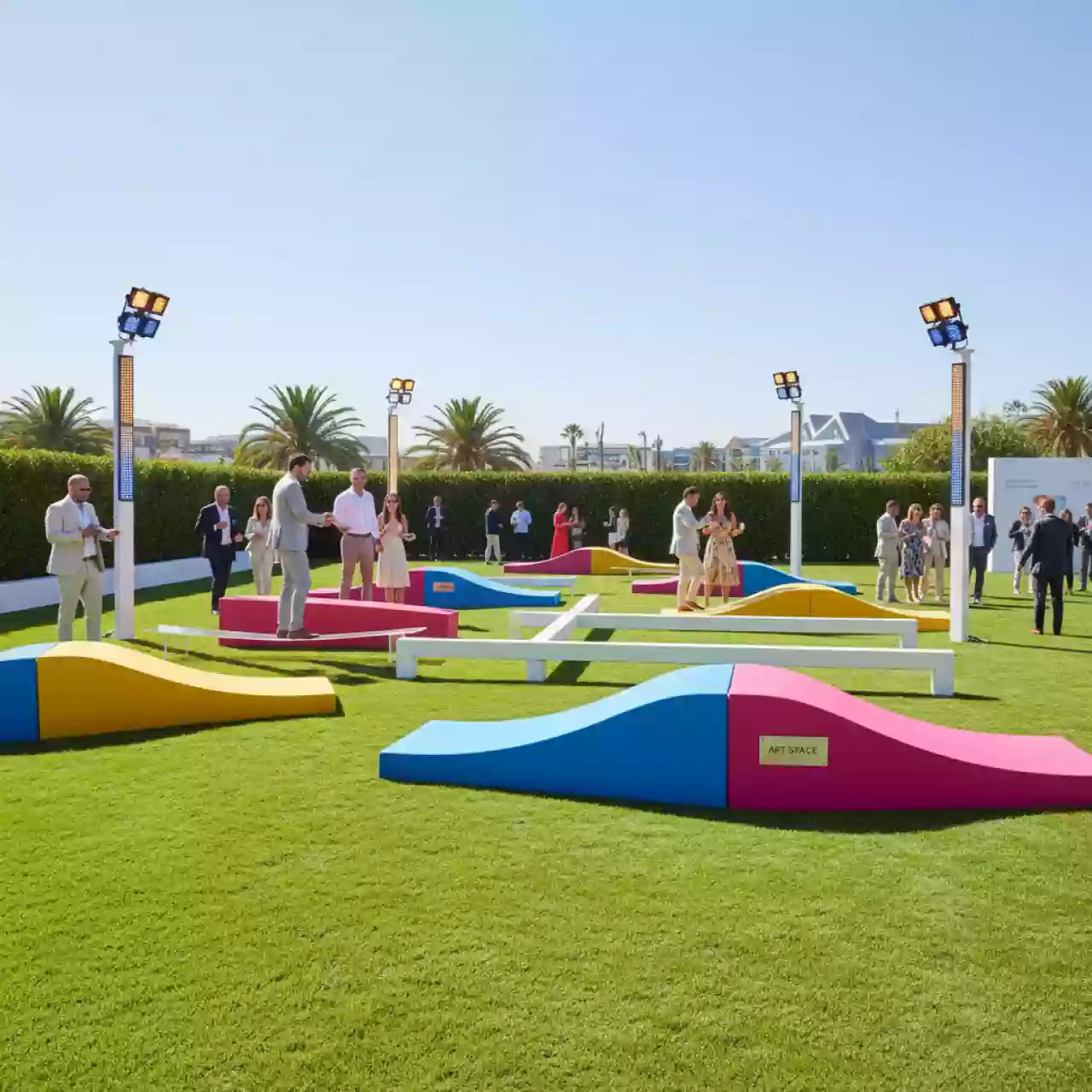 Аренда Полоса препятствий кочки в Gamma Sirius — ART SPACE