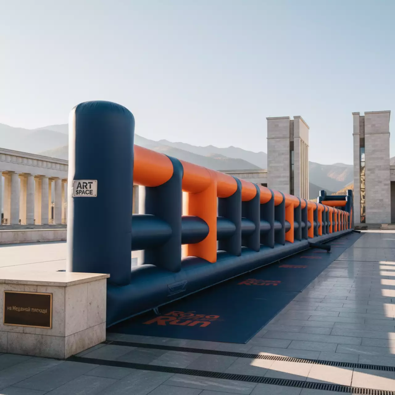 Аренда Полоса препятствий мега 50 м на Медальной площади — ART SPACE