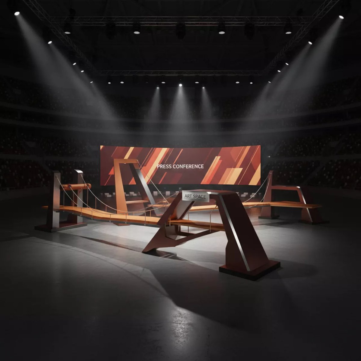 Аренда Полоса препятствий мост 2.0 в Red Arena — ART SPACE