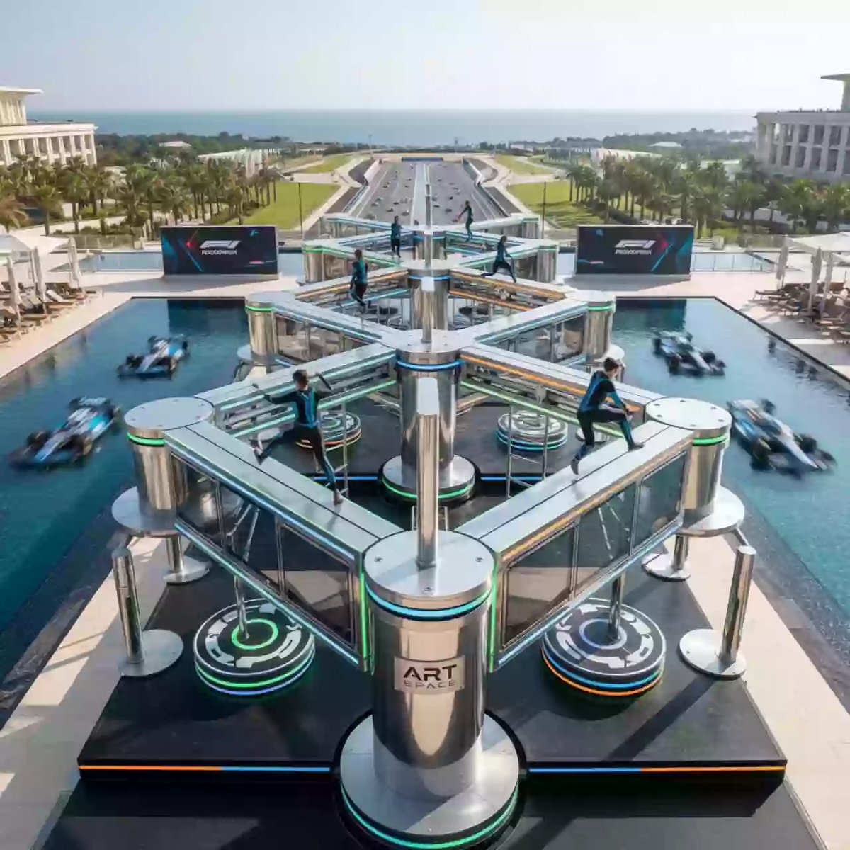 Аренда Полоса препятствий мультиразмерная в Bridge Resort — ART SPACE