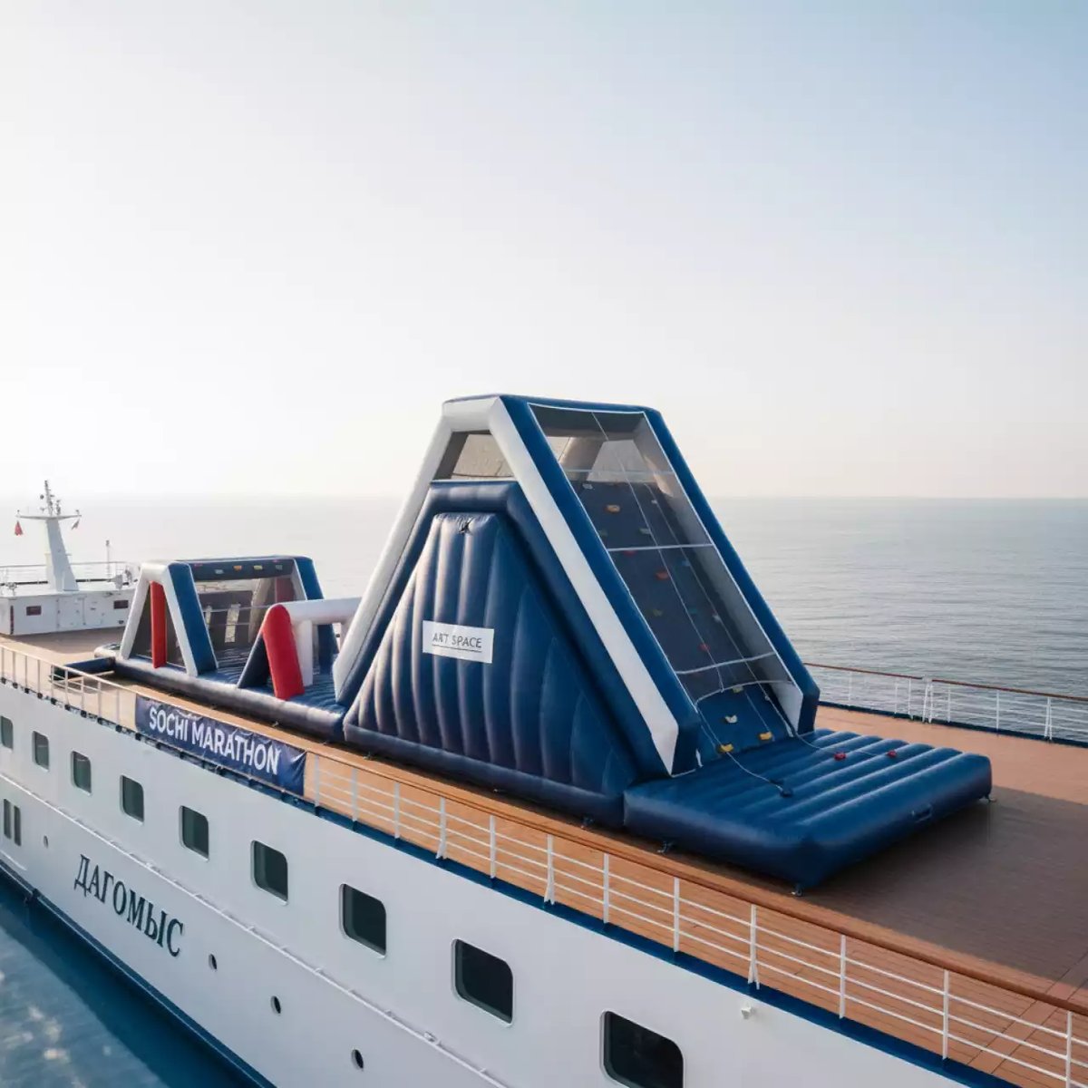 Аренда Полоса препятствий Русь на теплоходе «Дагомыс» — ART SPACE