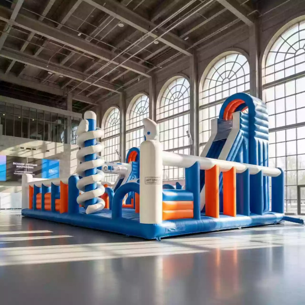 Аренда Полоса препятствий шаровая молния в МФК «Горный» — ART SPACE