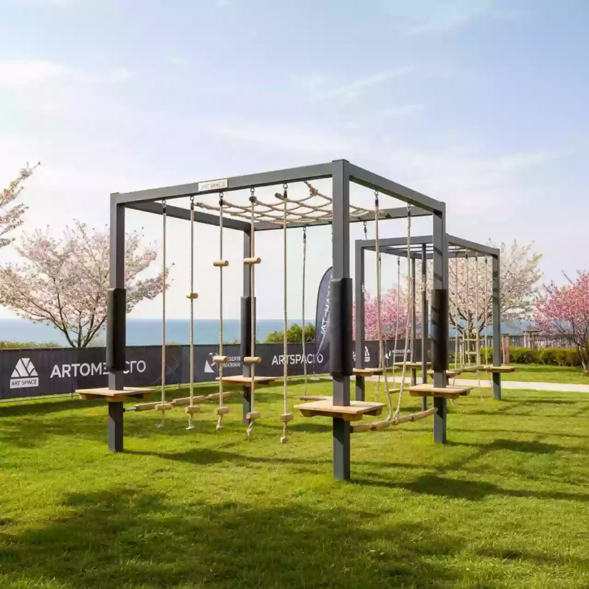 Аренда Полоса препятствий супер ниндзя в санатории «Черноморье» — ART SPACE