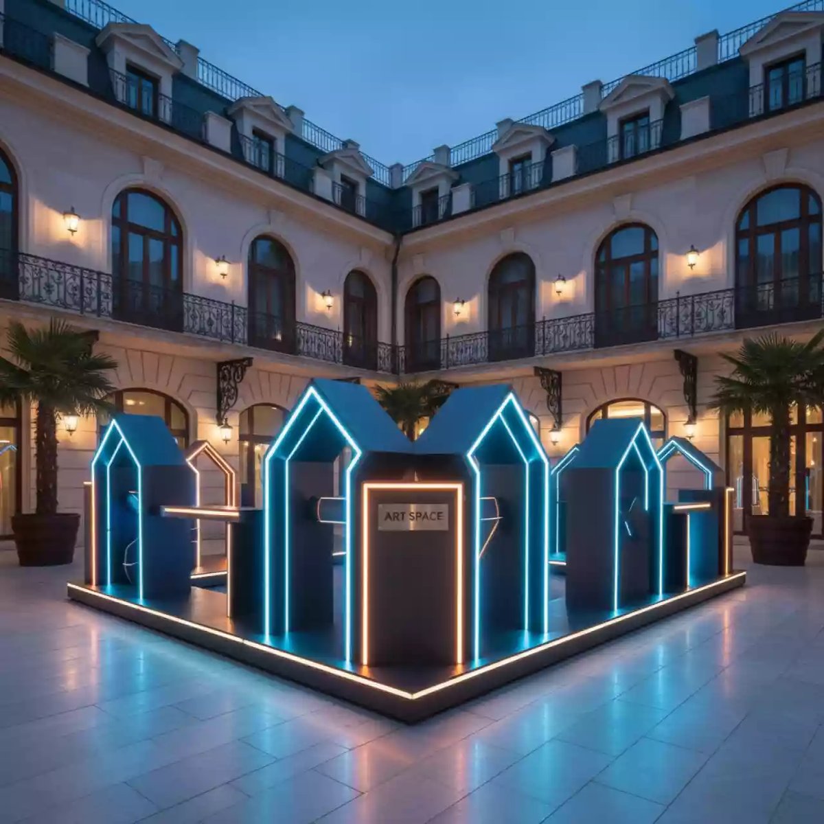 Аренда Полоса препятствий трансформер в Boutique Hotel PORTUM 1905 — ART SPACE